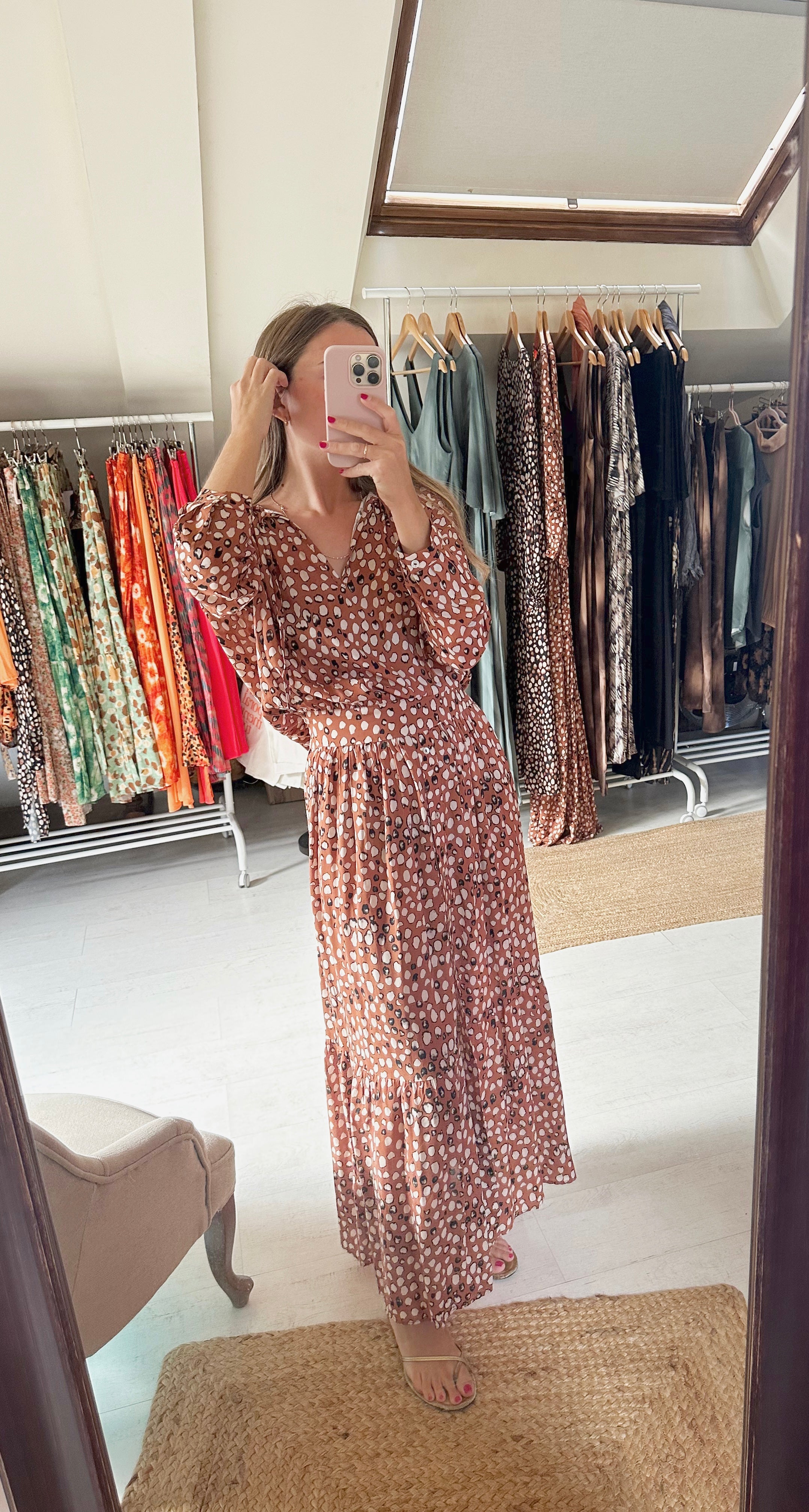 COSME - VESTIDO LEOPARDO