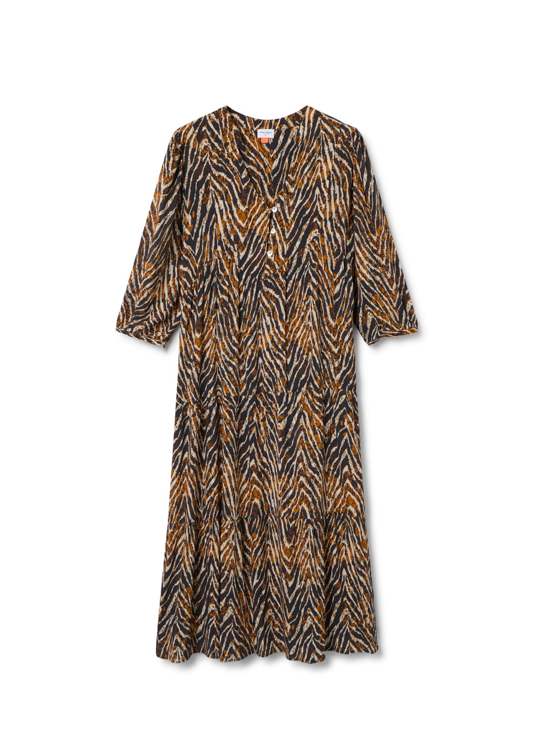CIRO VESTIDO TIGRE MARRÓN