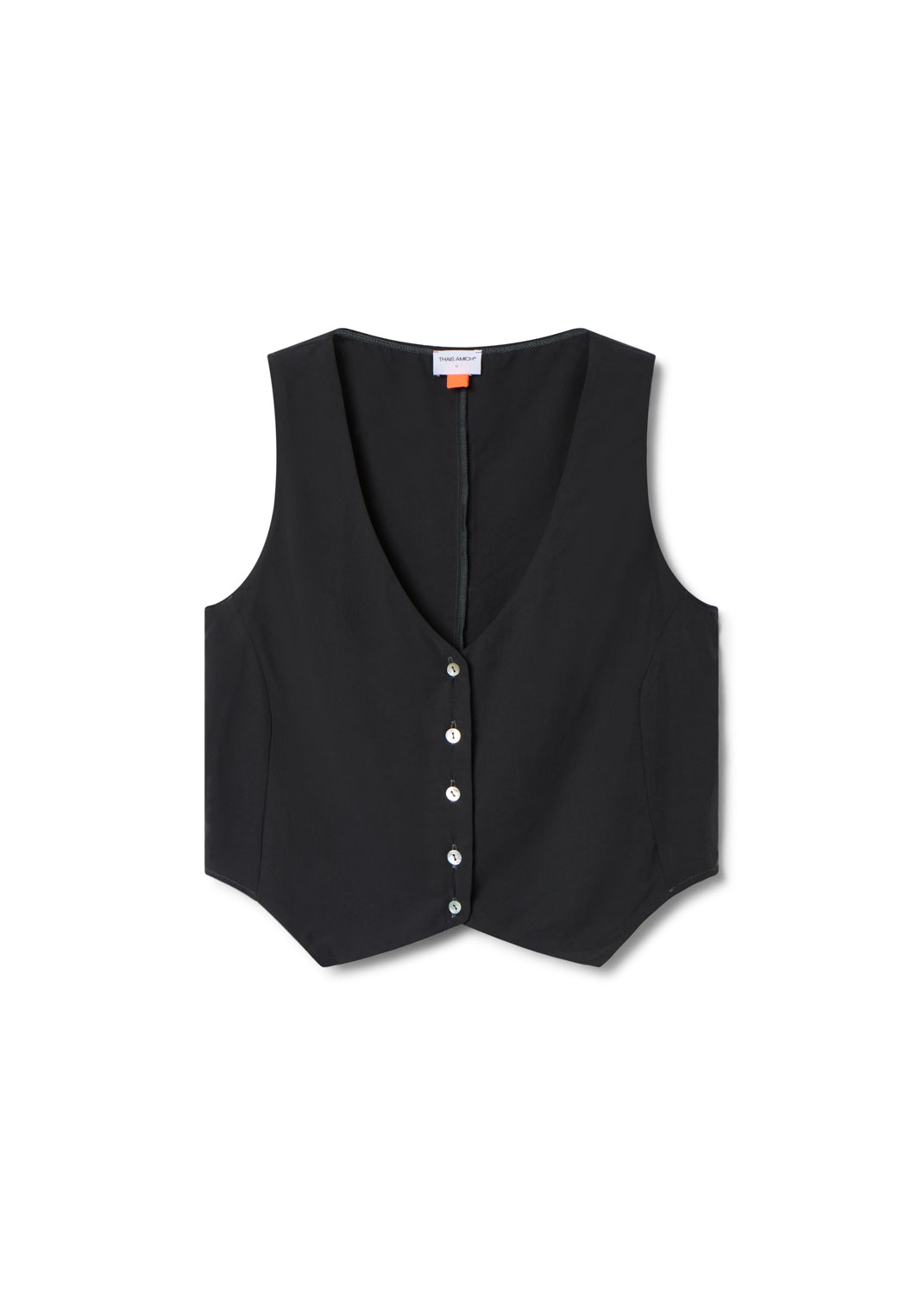POEME - CHALECO GRIS TENCEL