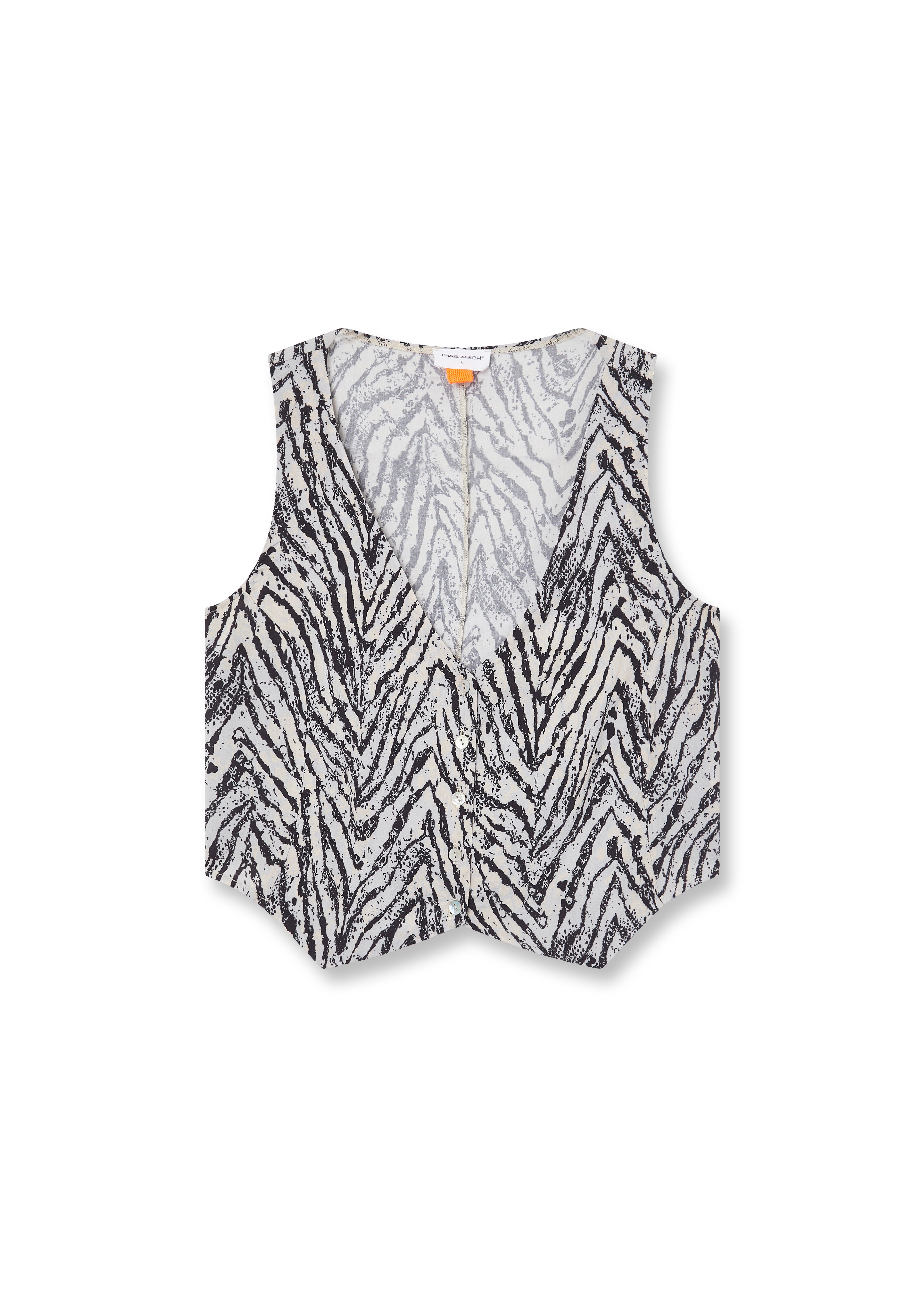 POEME - CHALECO TIGRE GRIS