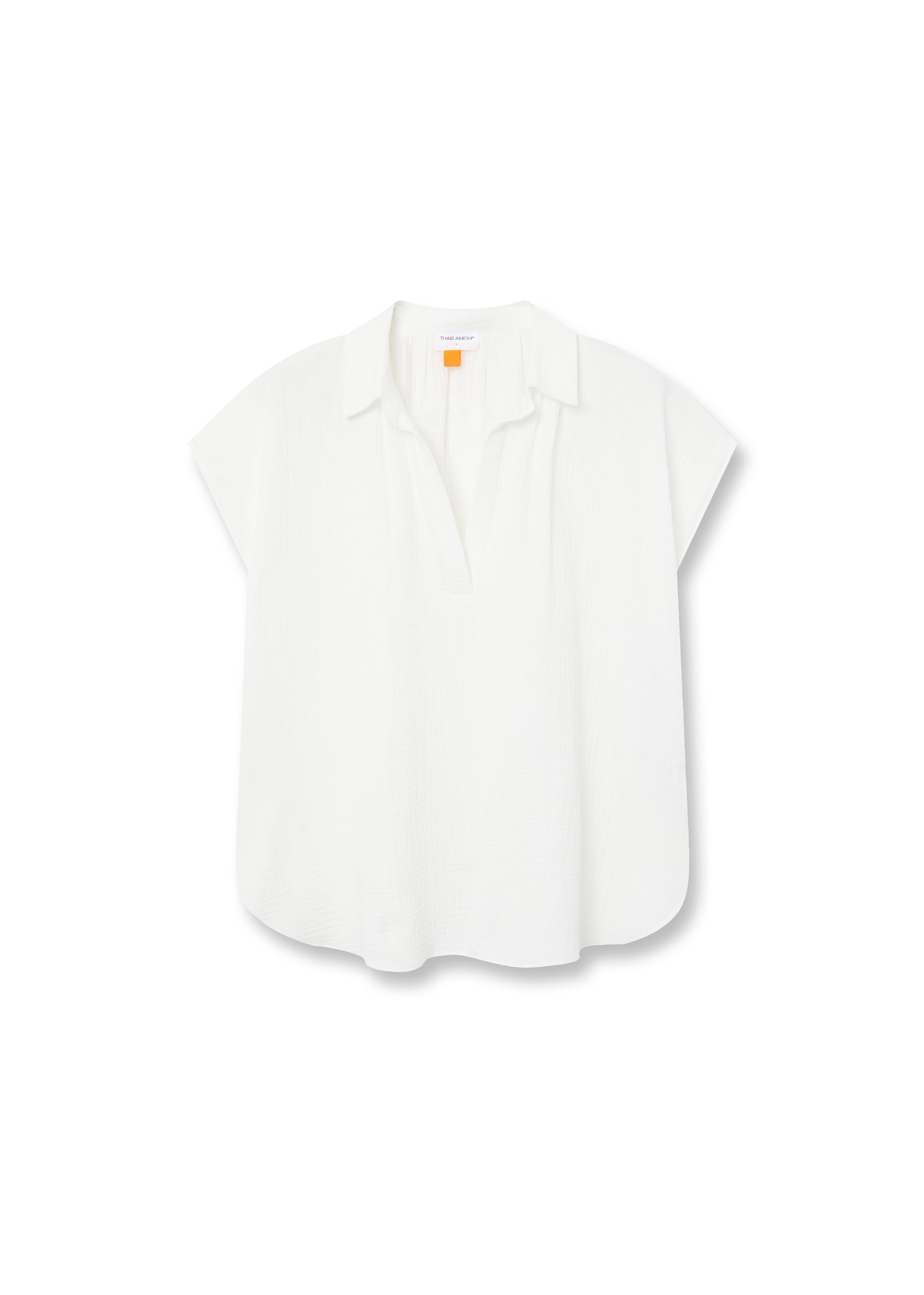 BASMA - CAMISA BLANCO ALGODÓN