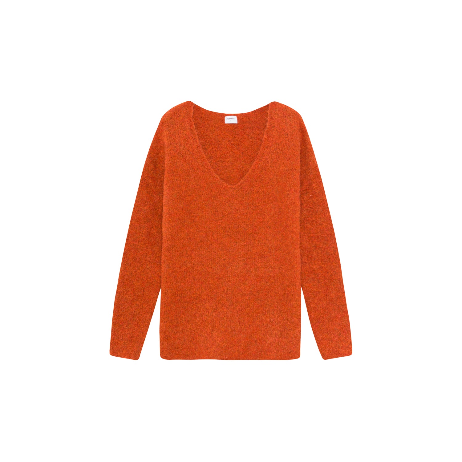 JERSEY PICO BOUCLÉ NARANJA