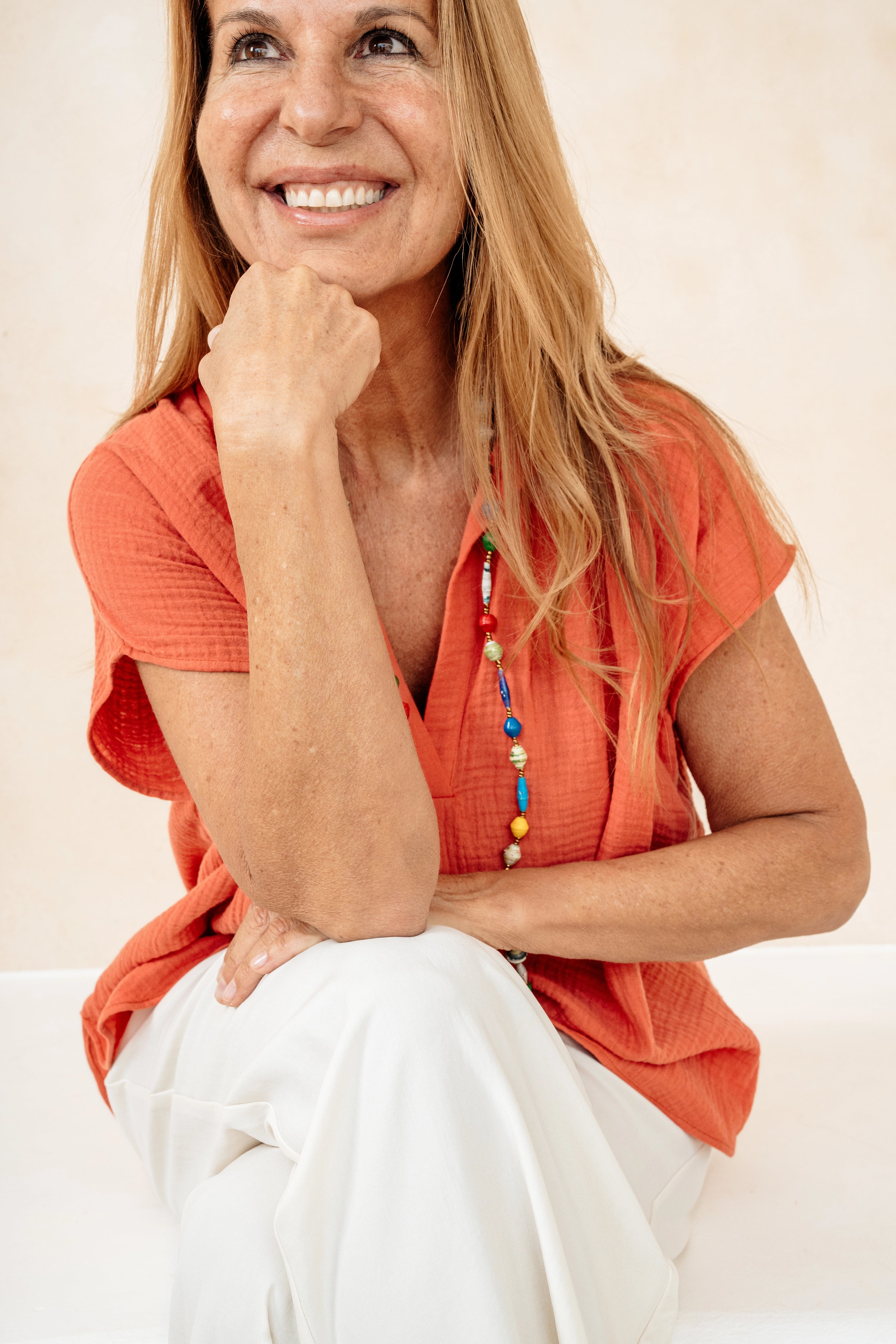 BASMA - CAMISA CORAL ALGODÓN