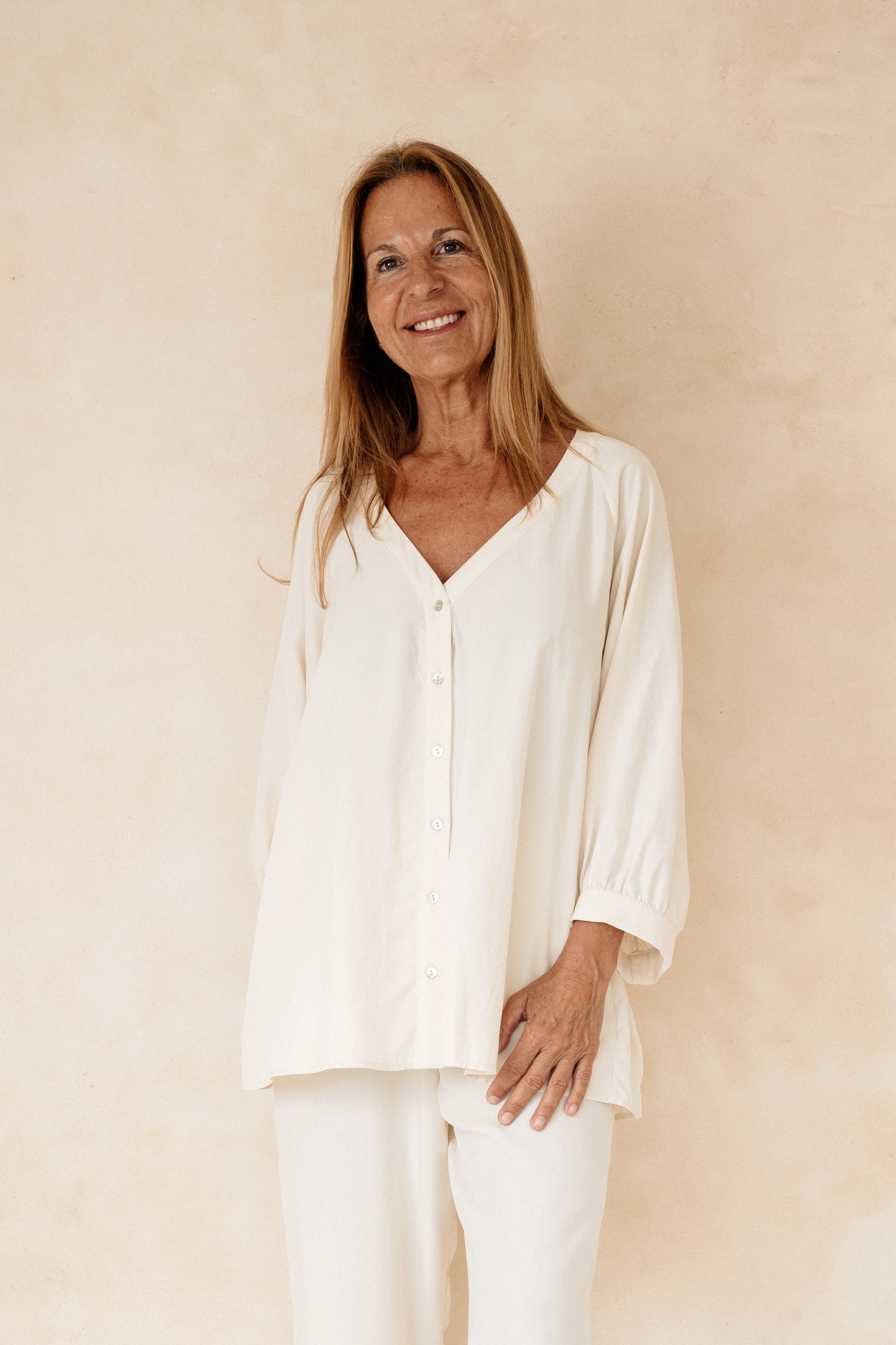 EDÉN - CAMISA CRUDO TENCEL