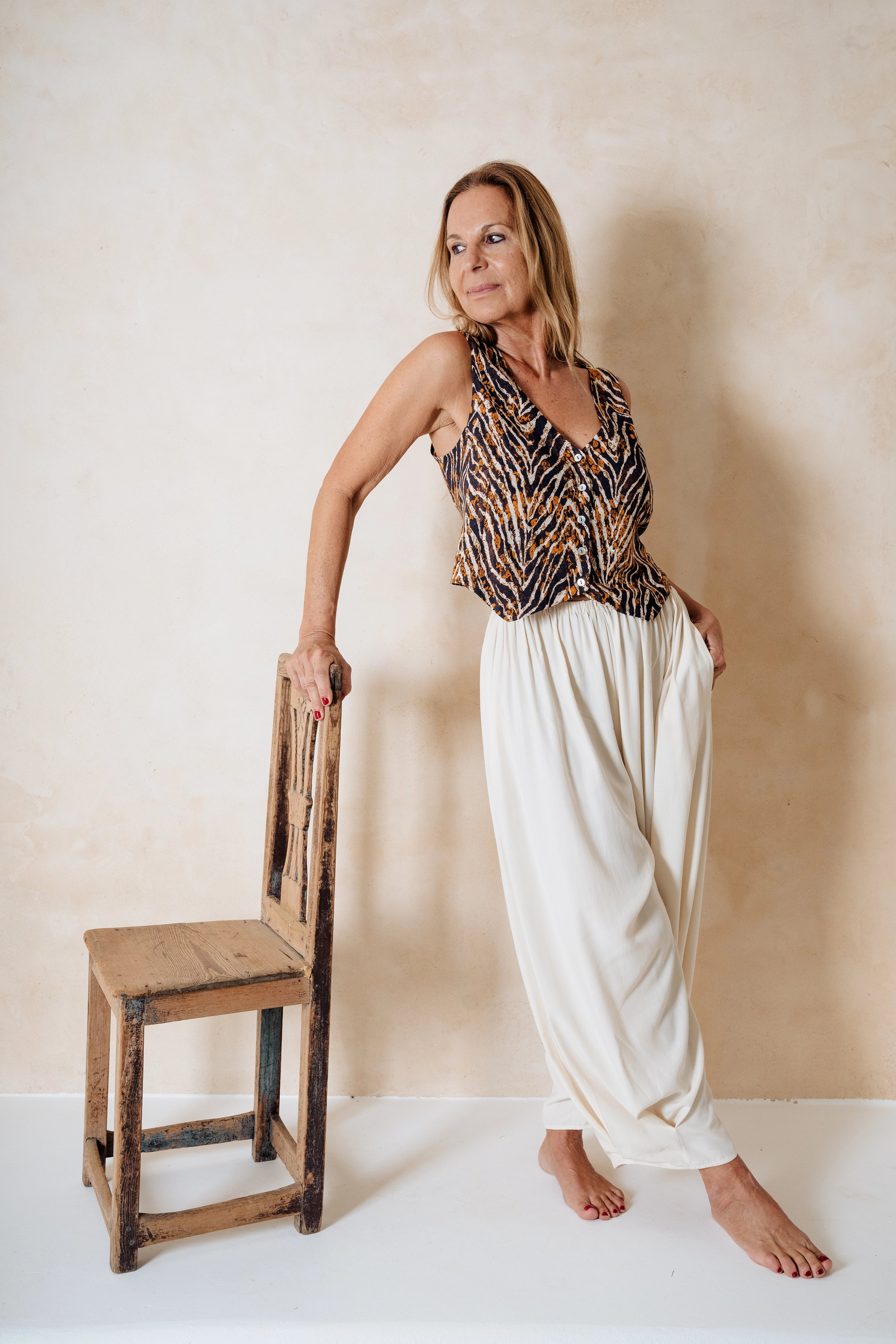 POEME - CHALECO TIGRE MARRÓN