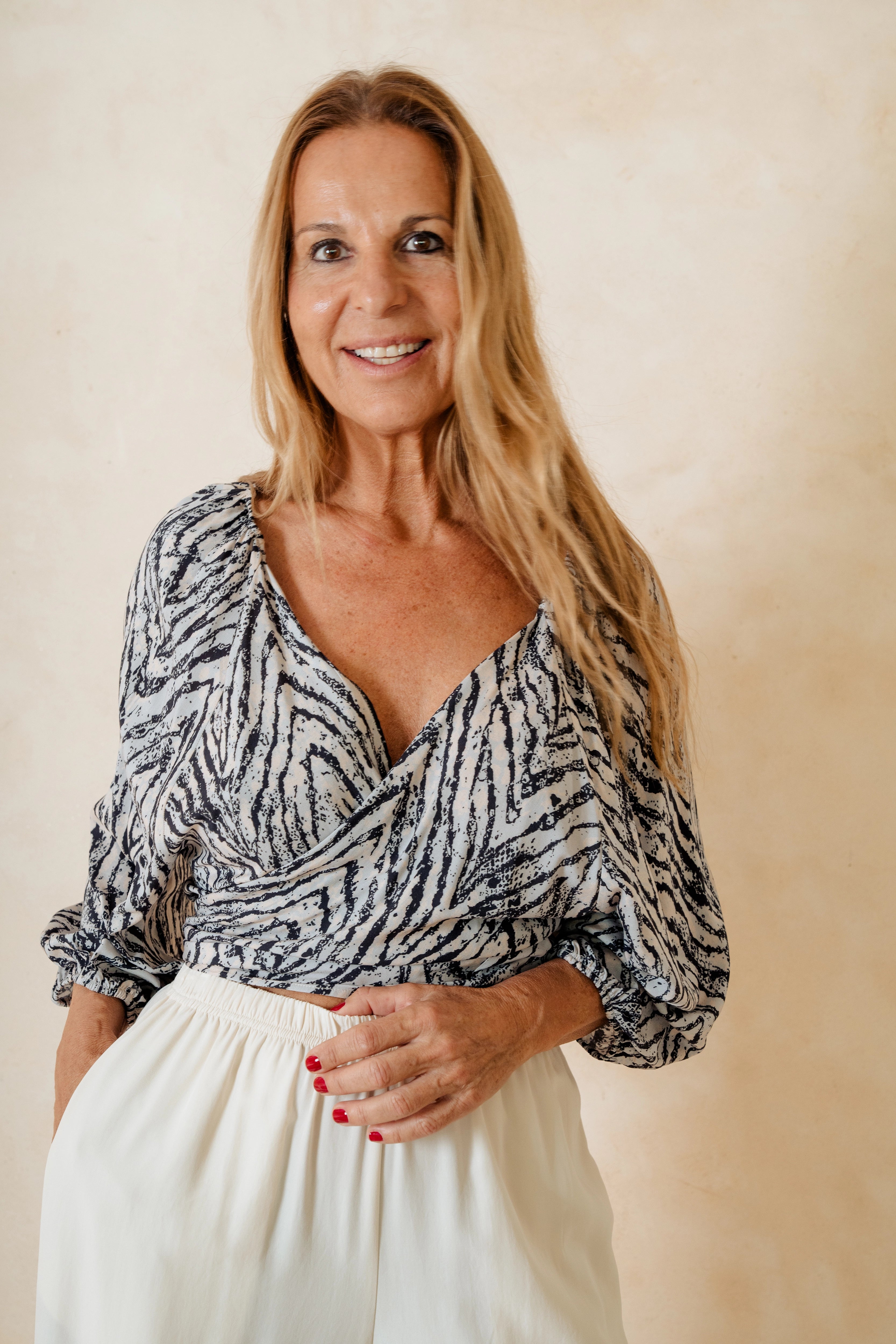 GRETA - TOP TIGRE GRIS