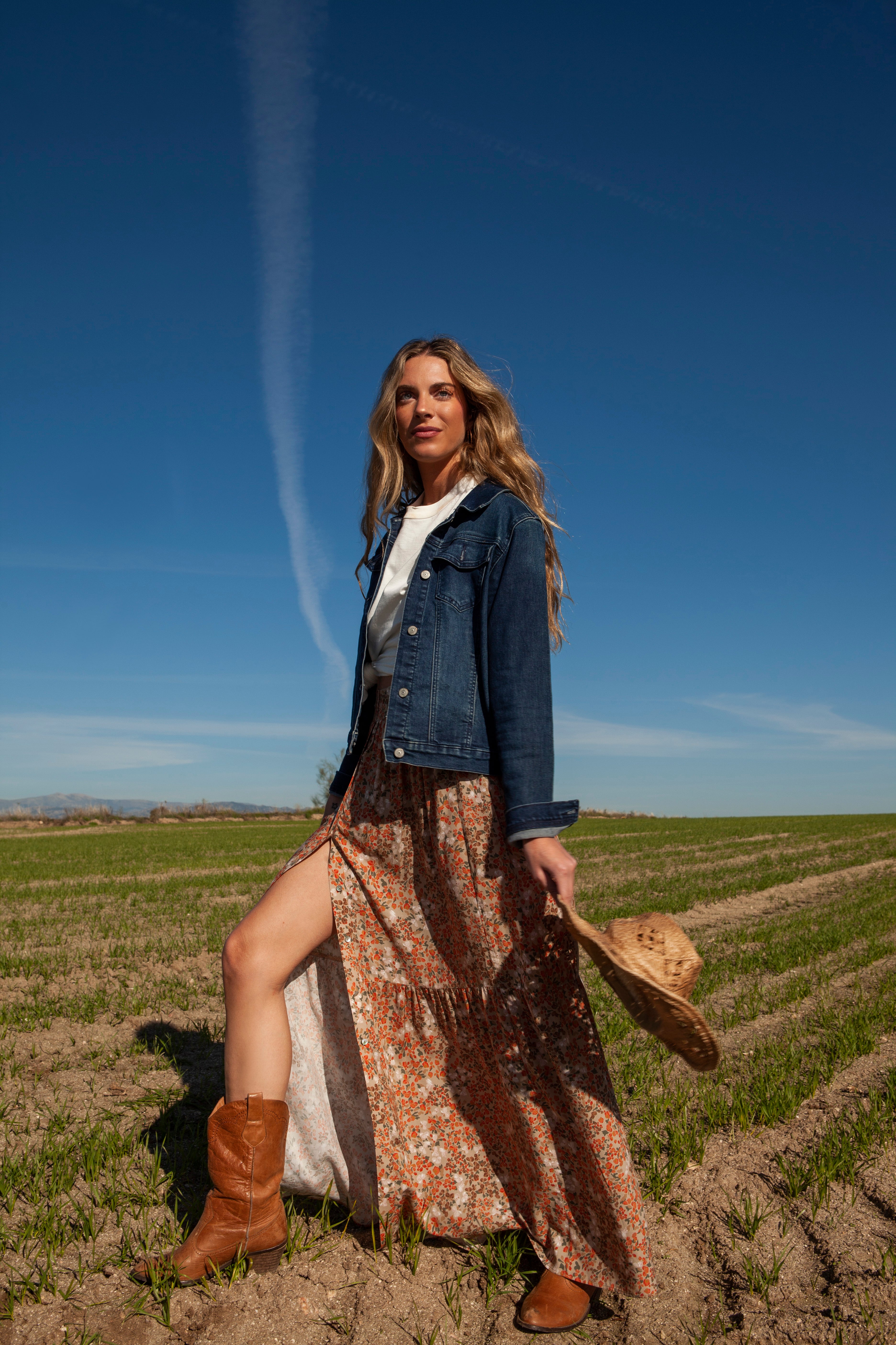 DAKOTA - FALDA FLORES CORAL
