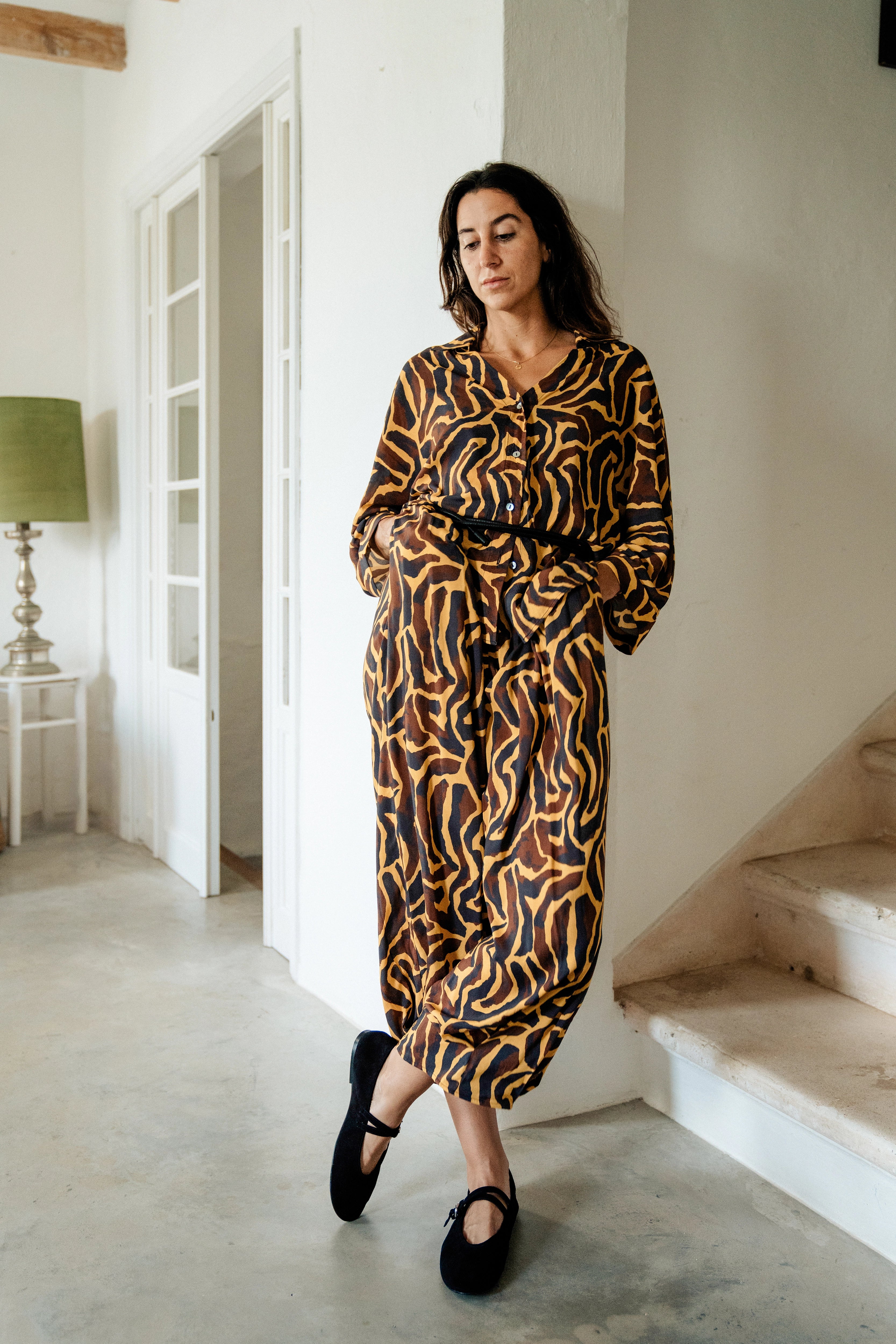 LUCAS - PANTALÓN CEBRA AMARILLA