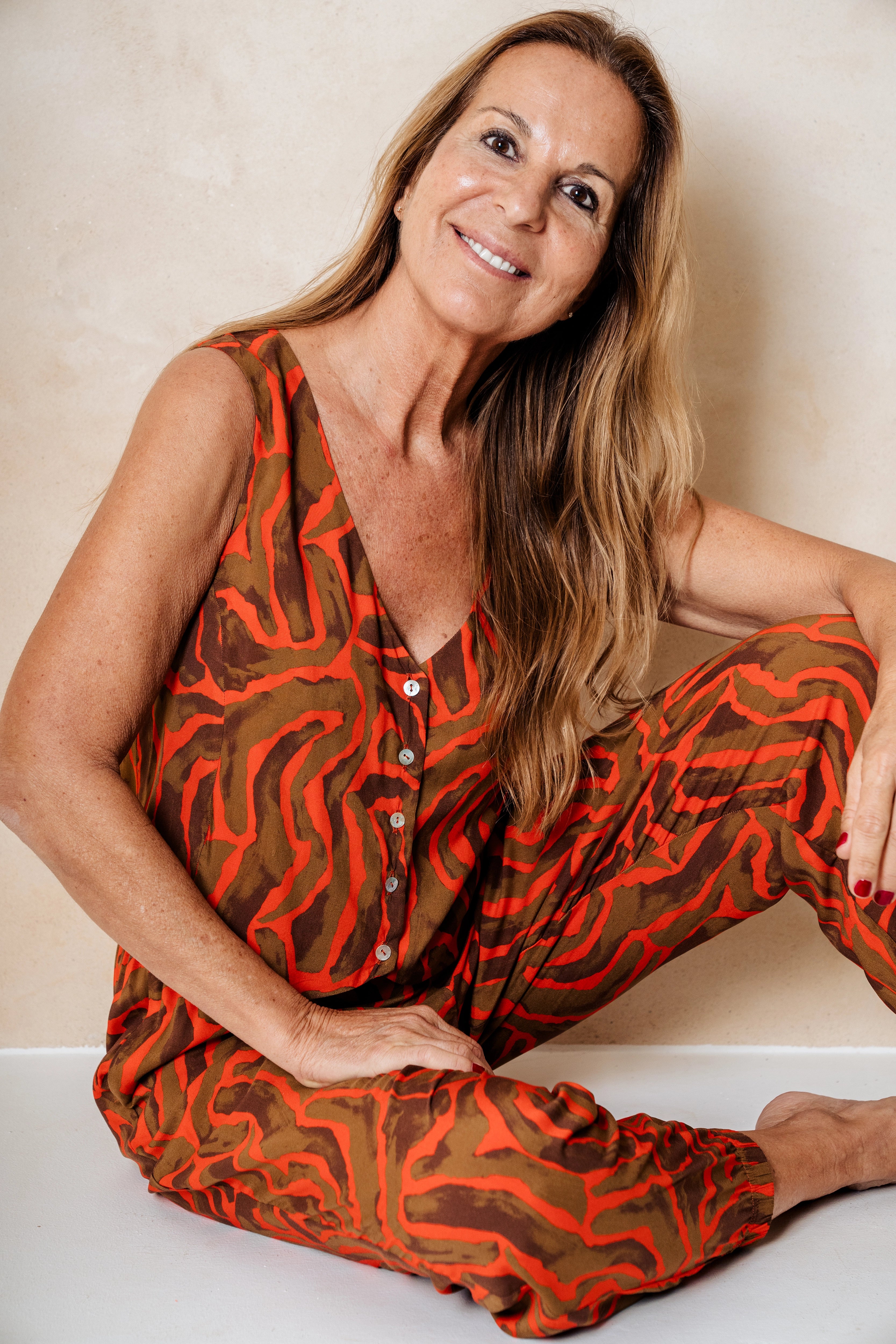 POEME - CHALECO CEBRA ROJA