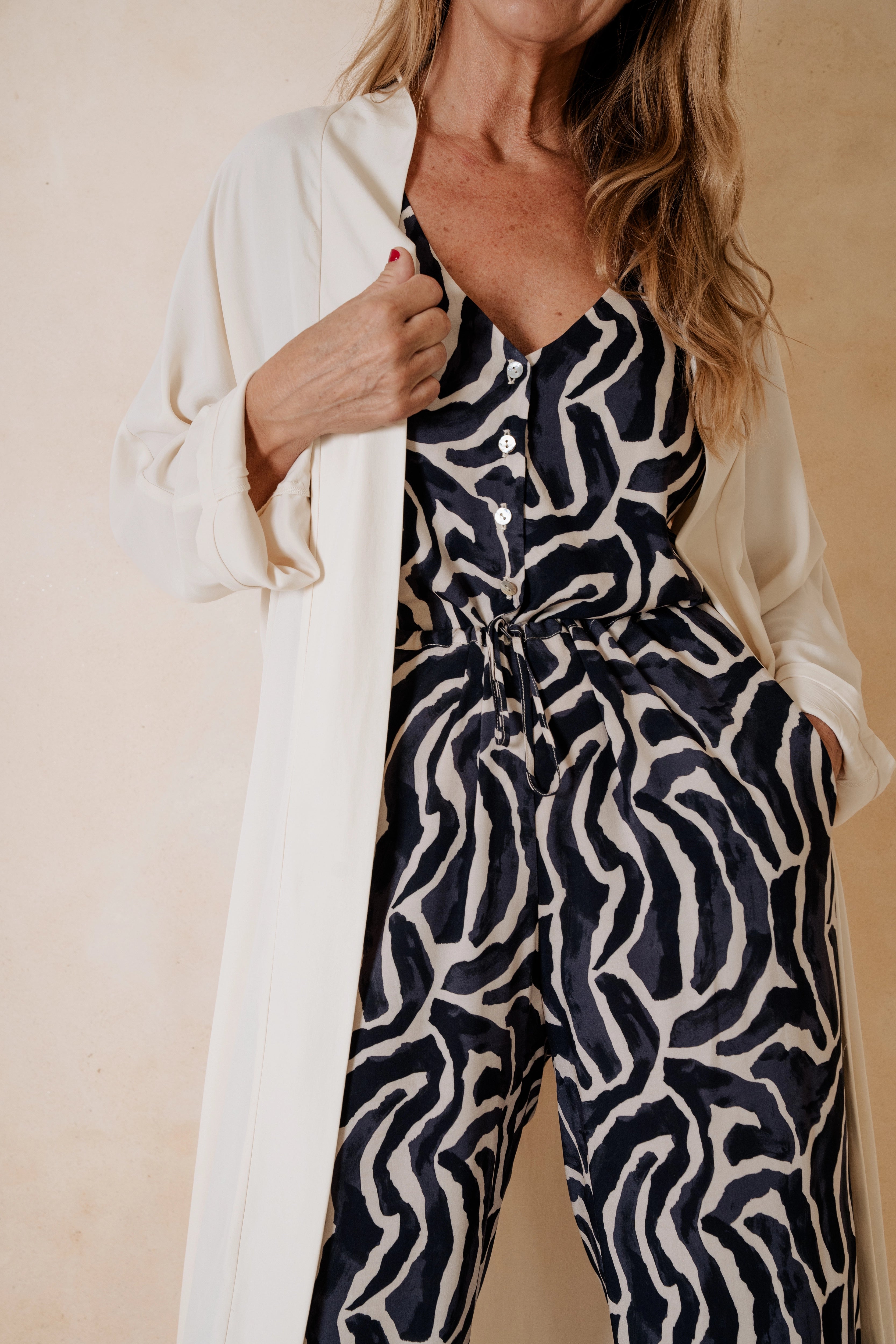 CLOE - CHAQUETA CRUDO TENCEL