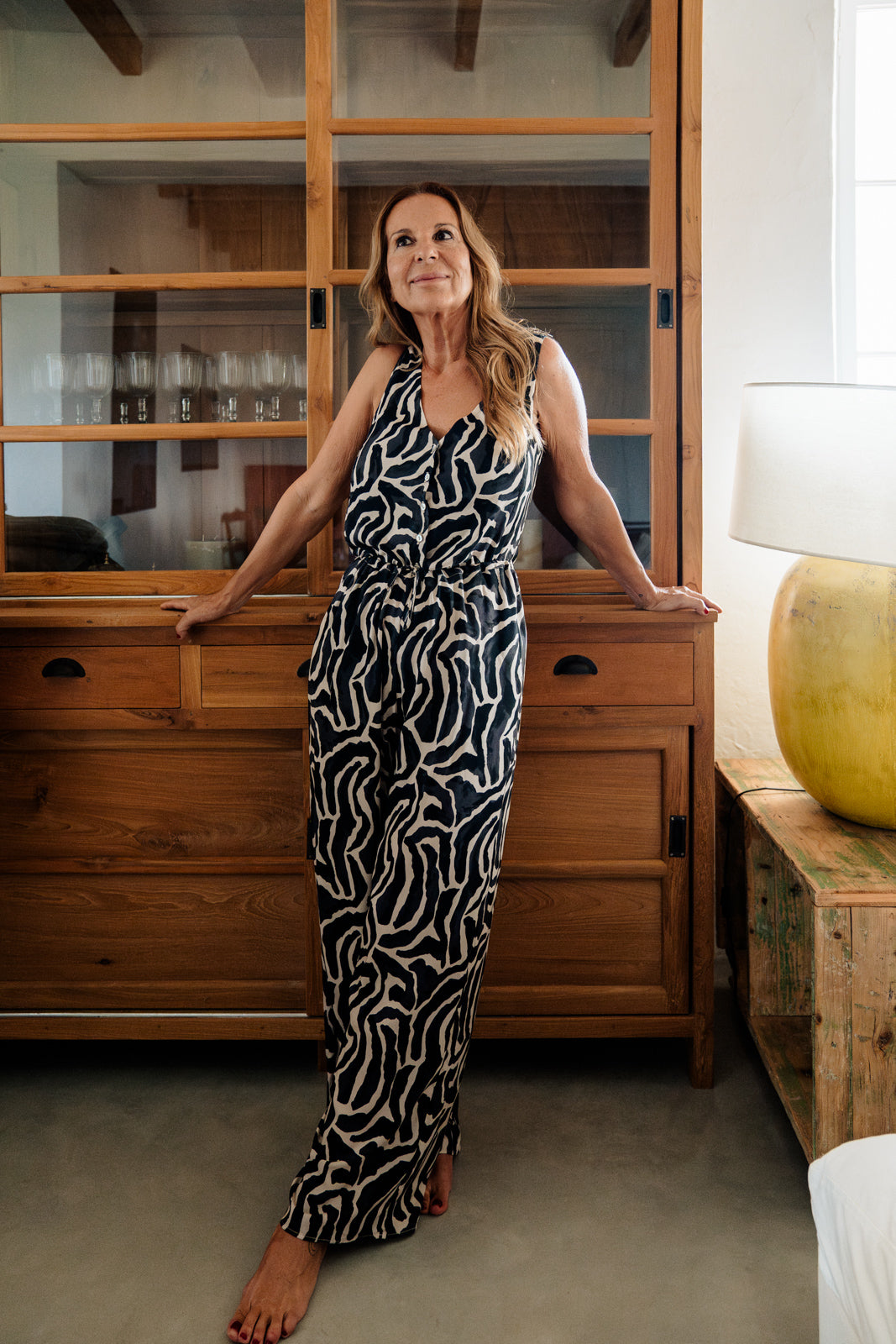 TICO - PANTALON CEBRA BLANCO Y NEGRO