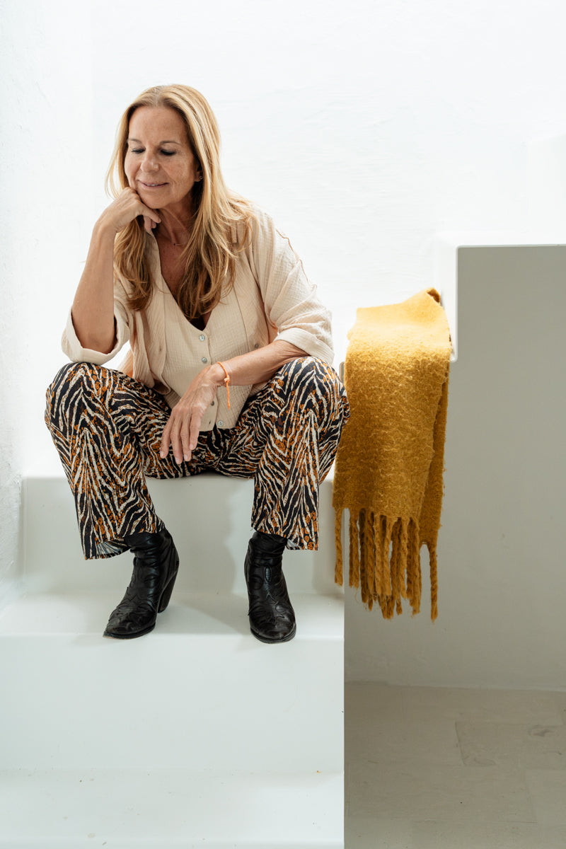 TICO - PANTALÓN TIGRE MARRÓN