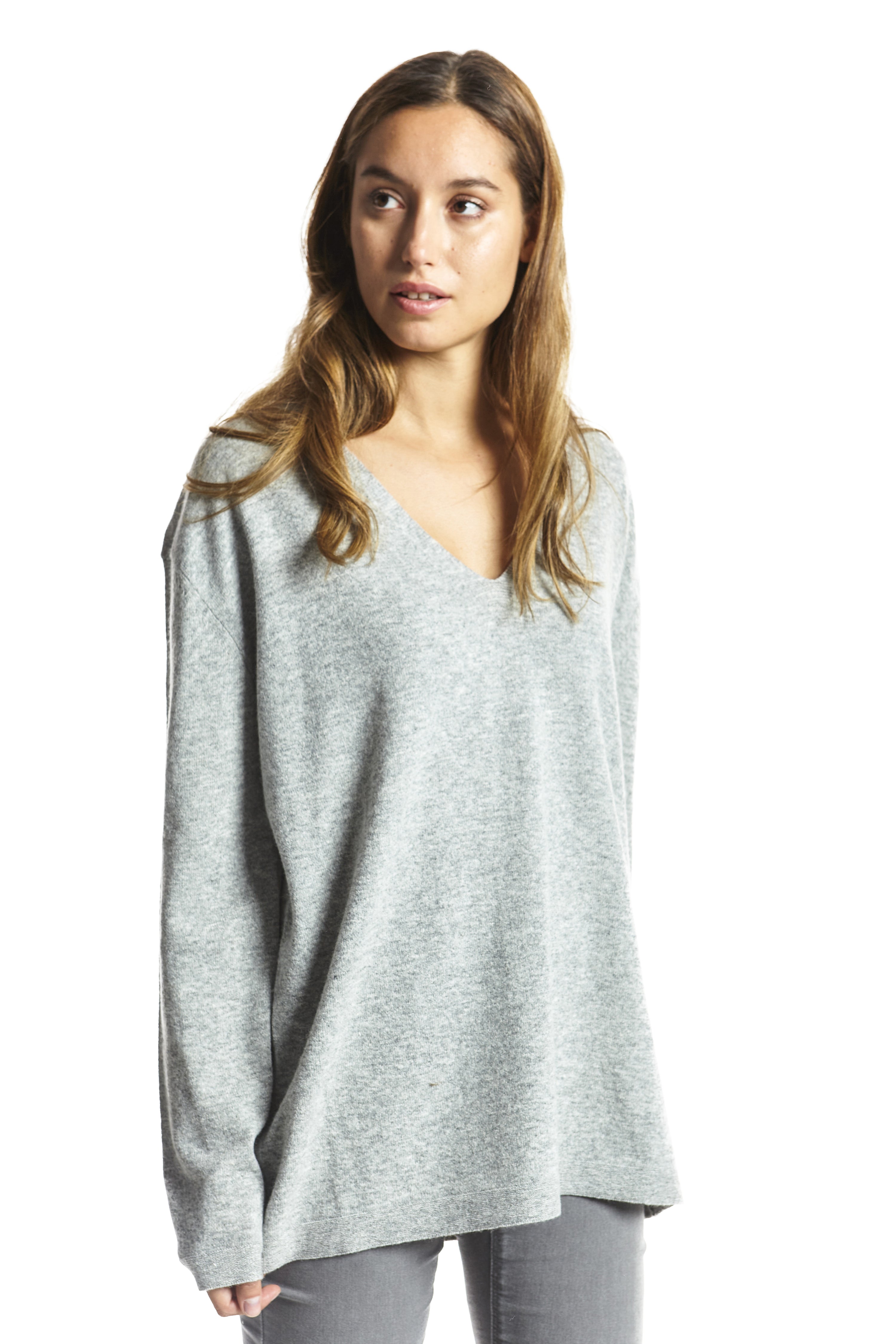 JERSEY PICO MIXTO CASHMERE GRIS