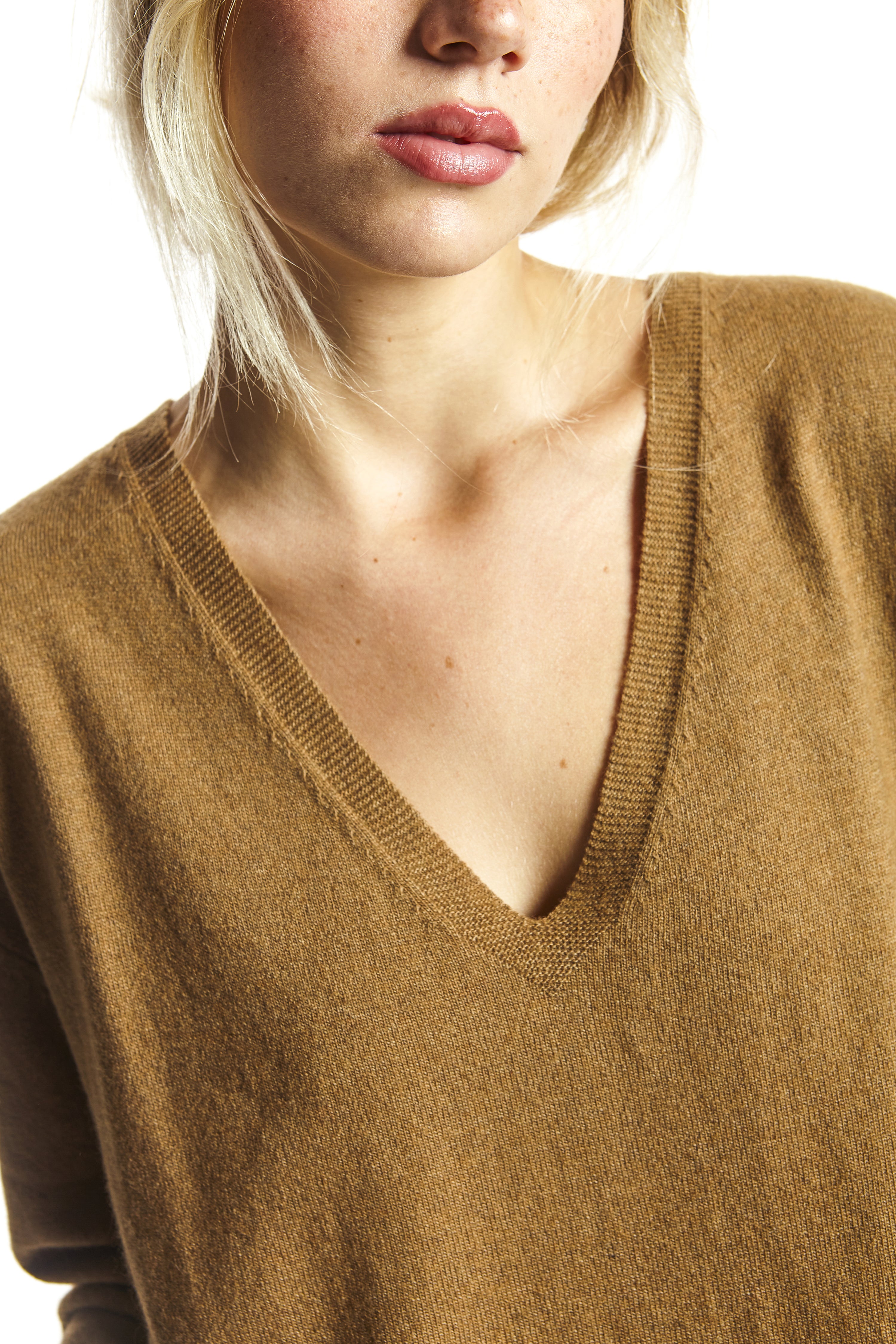 JERSEY PICO MIXTO CASHMERE CAMEL