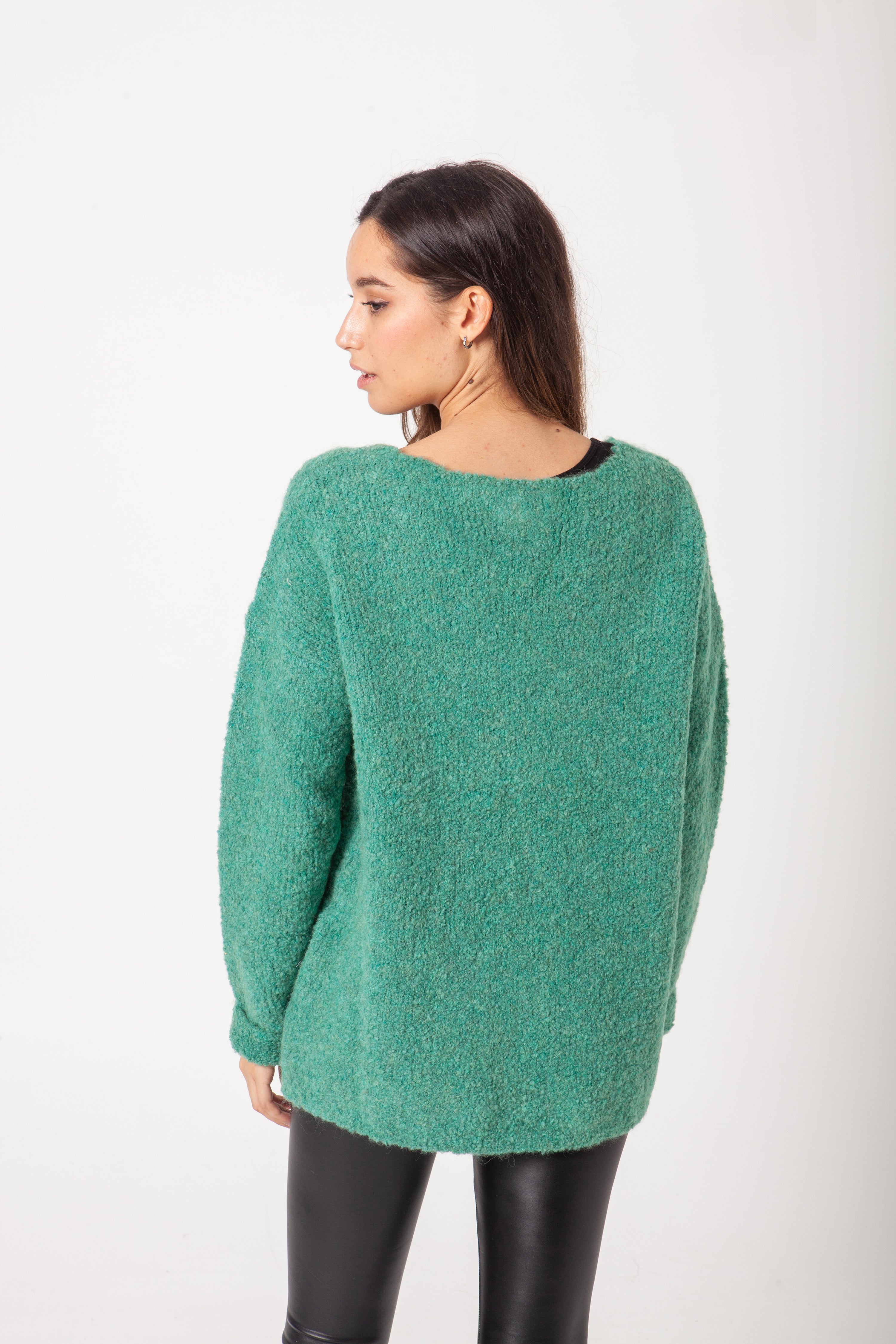 JERSEY PICO BOUCLÉ JADE