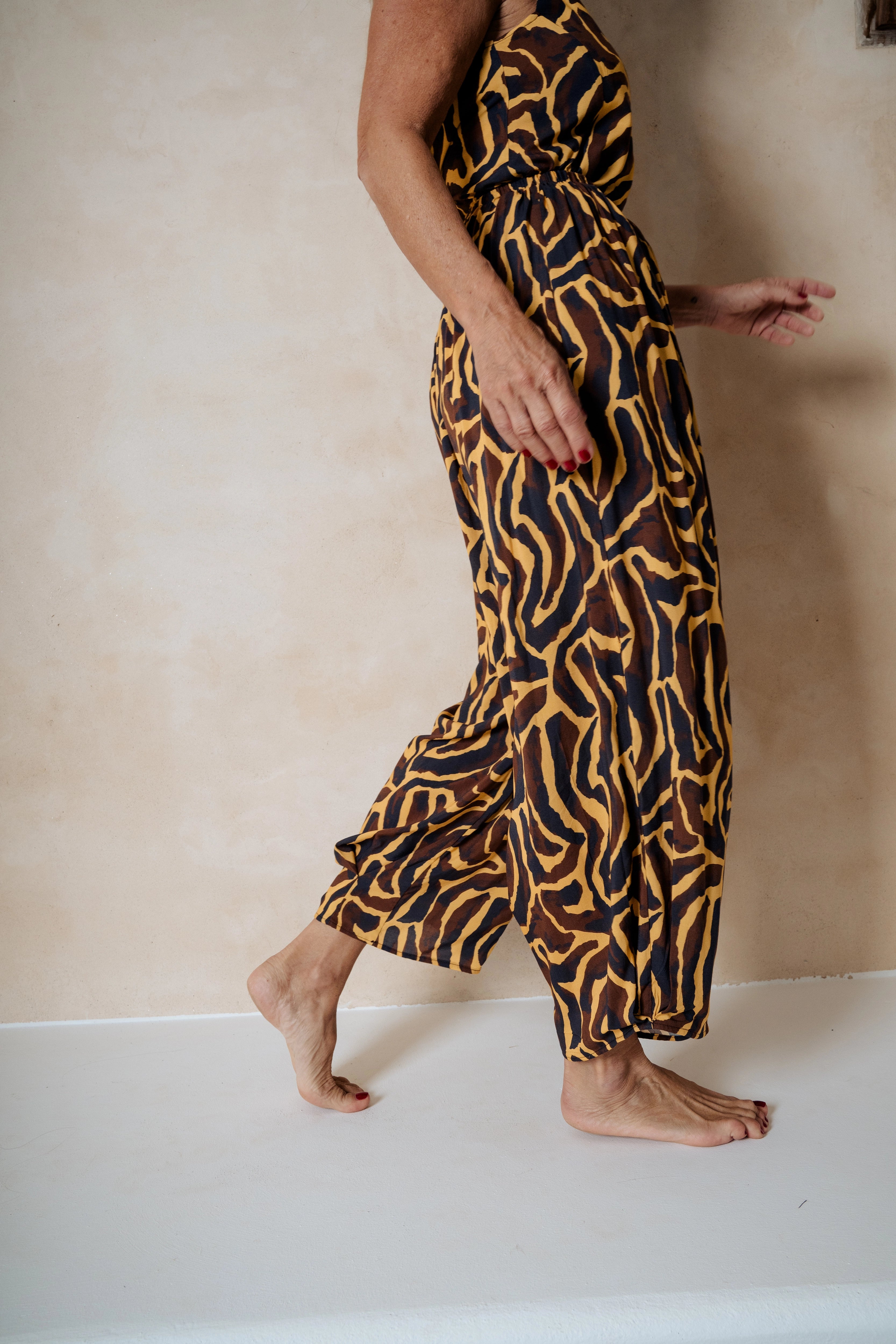 LUCAS - PANTALÓN CEBRA AMARILLA