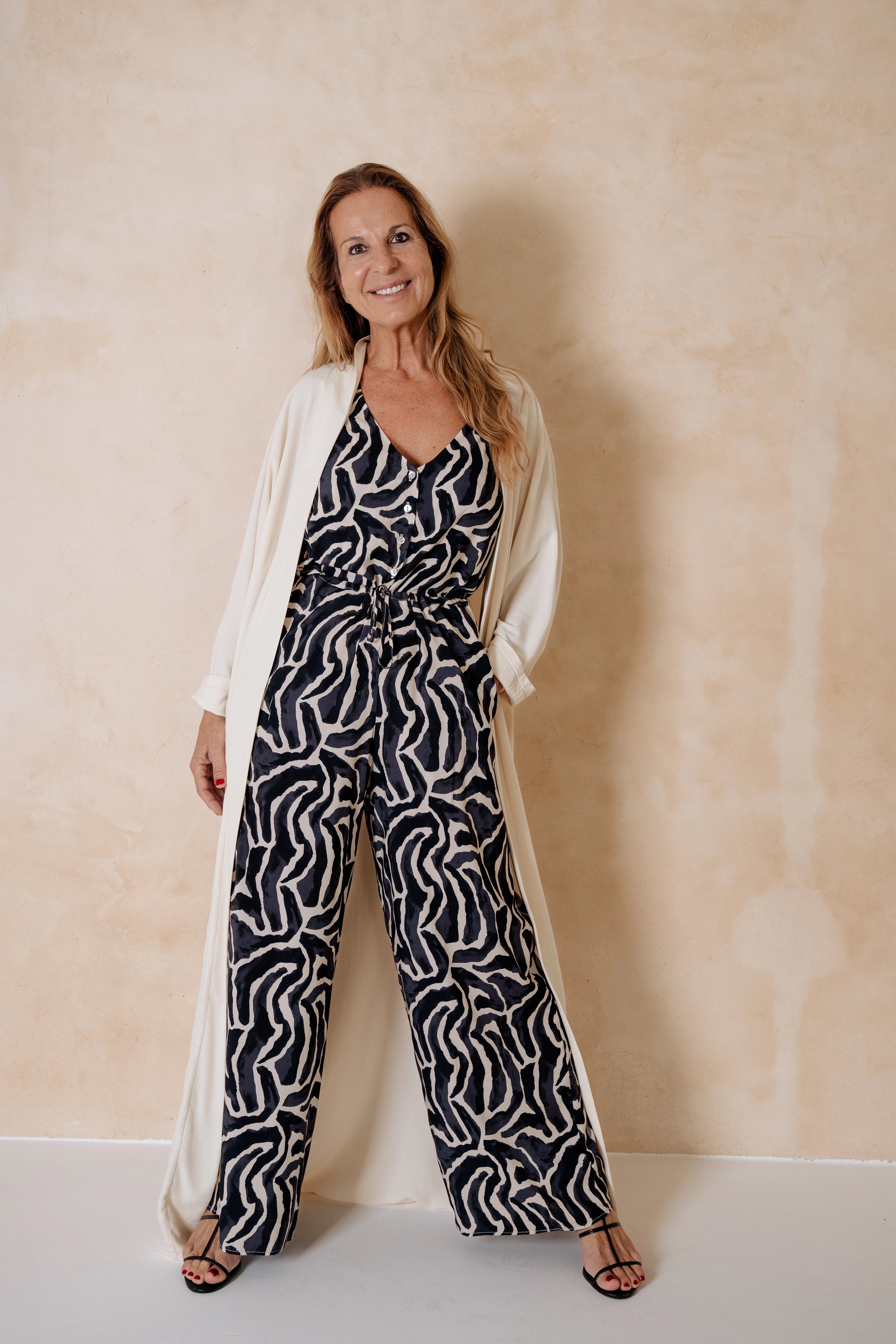 TICO - PANTALON CEBRA BLANCO Y NEGRO