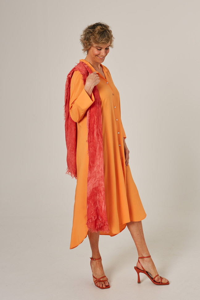ALAN - VESTIDO NARANJA
