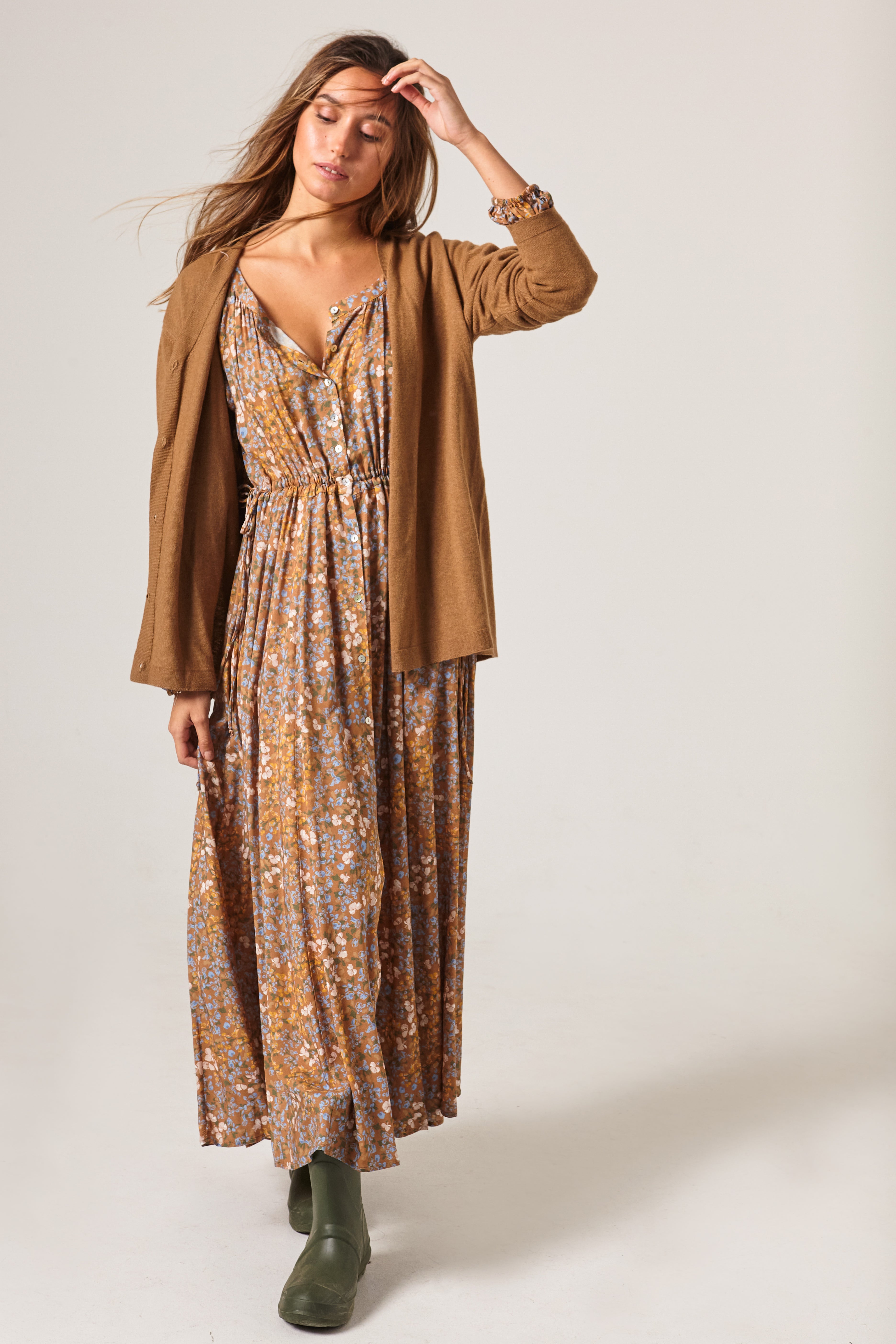 CHAQUETA MIXTO CASHMERE CAMEL