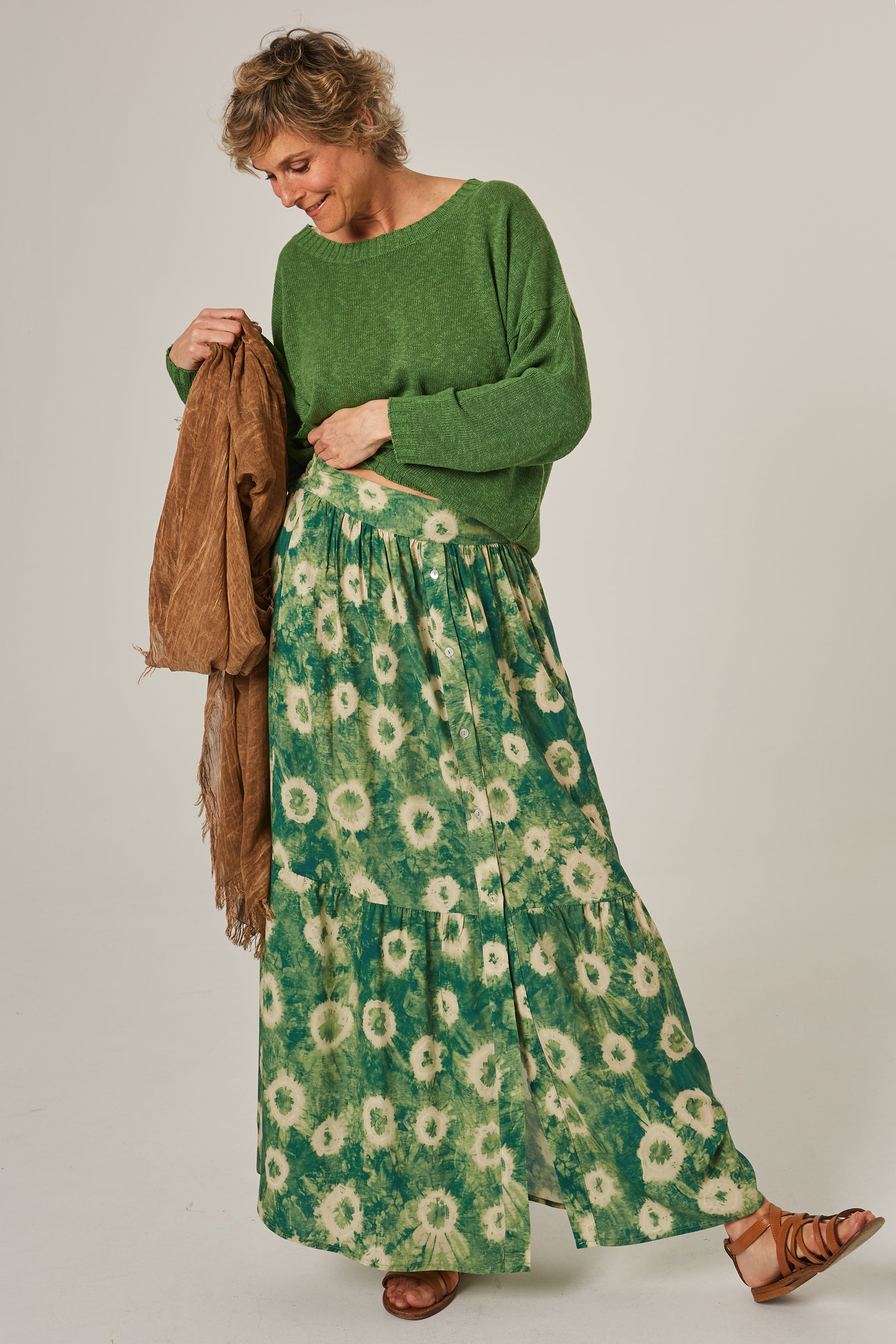 Falda Dakota Green Dot