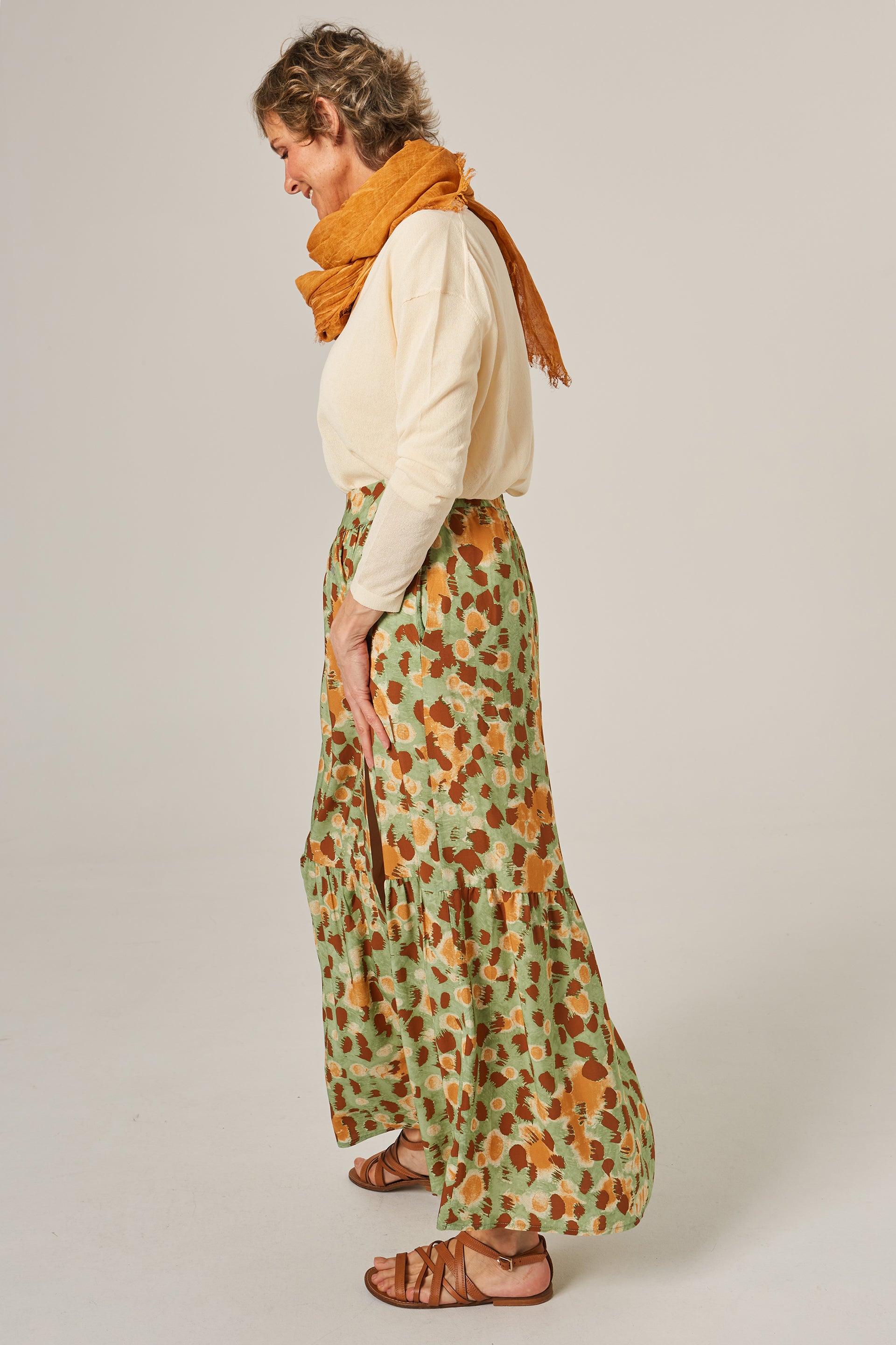 Falda Dakota Green Earth