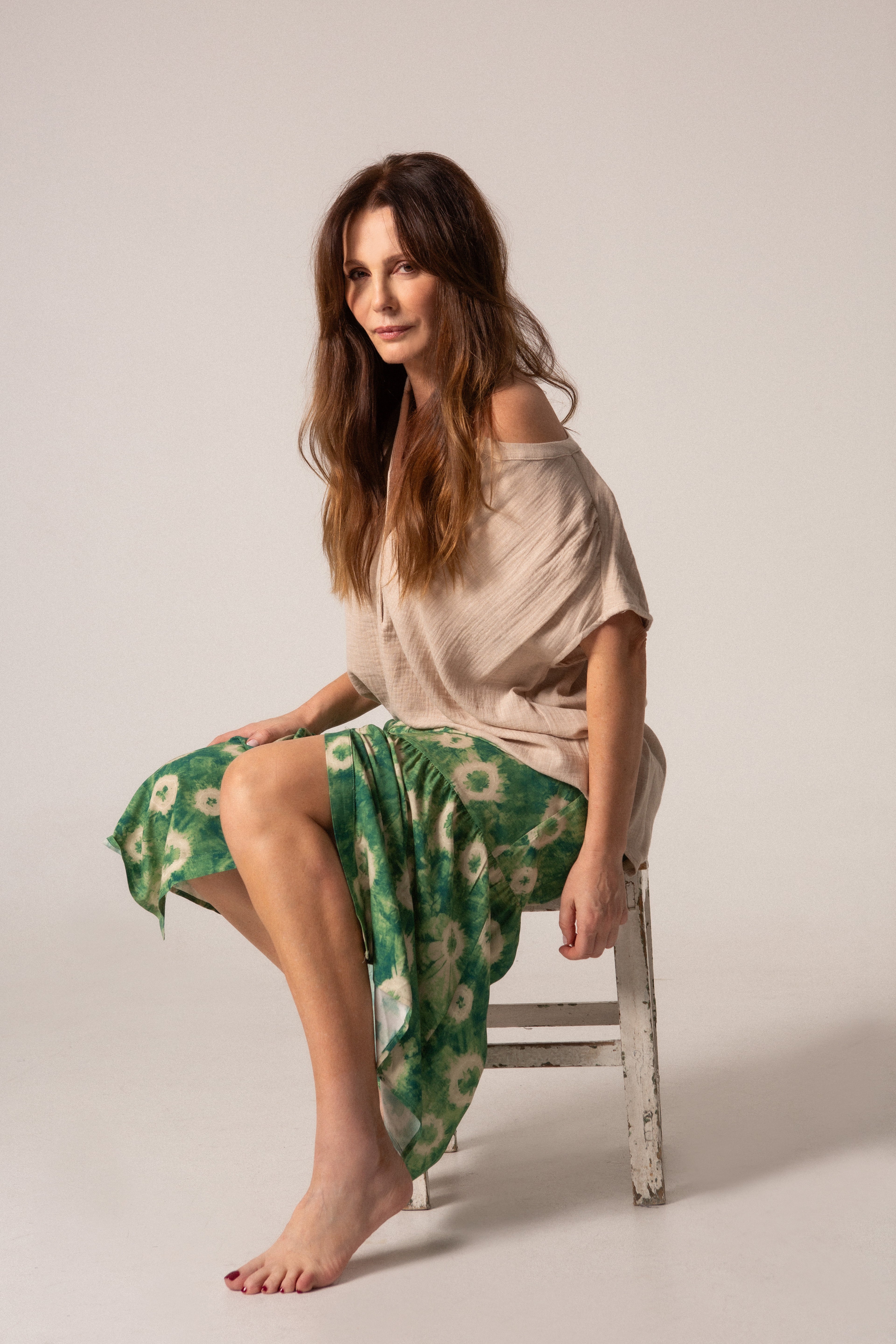 DAKOTA - FALDA ESTAMPADO VERDE