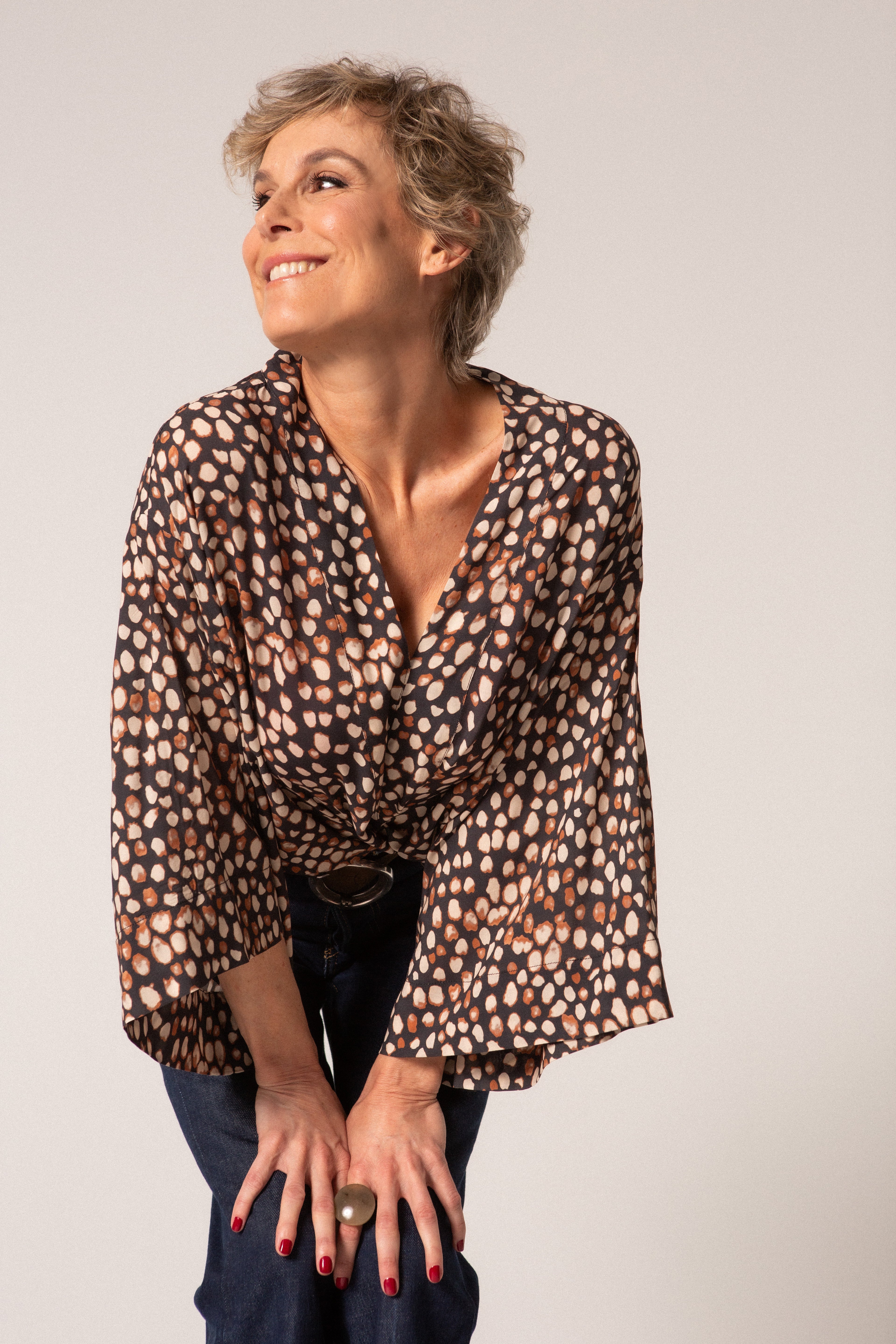 Top Kymo animal print