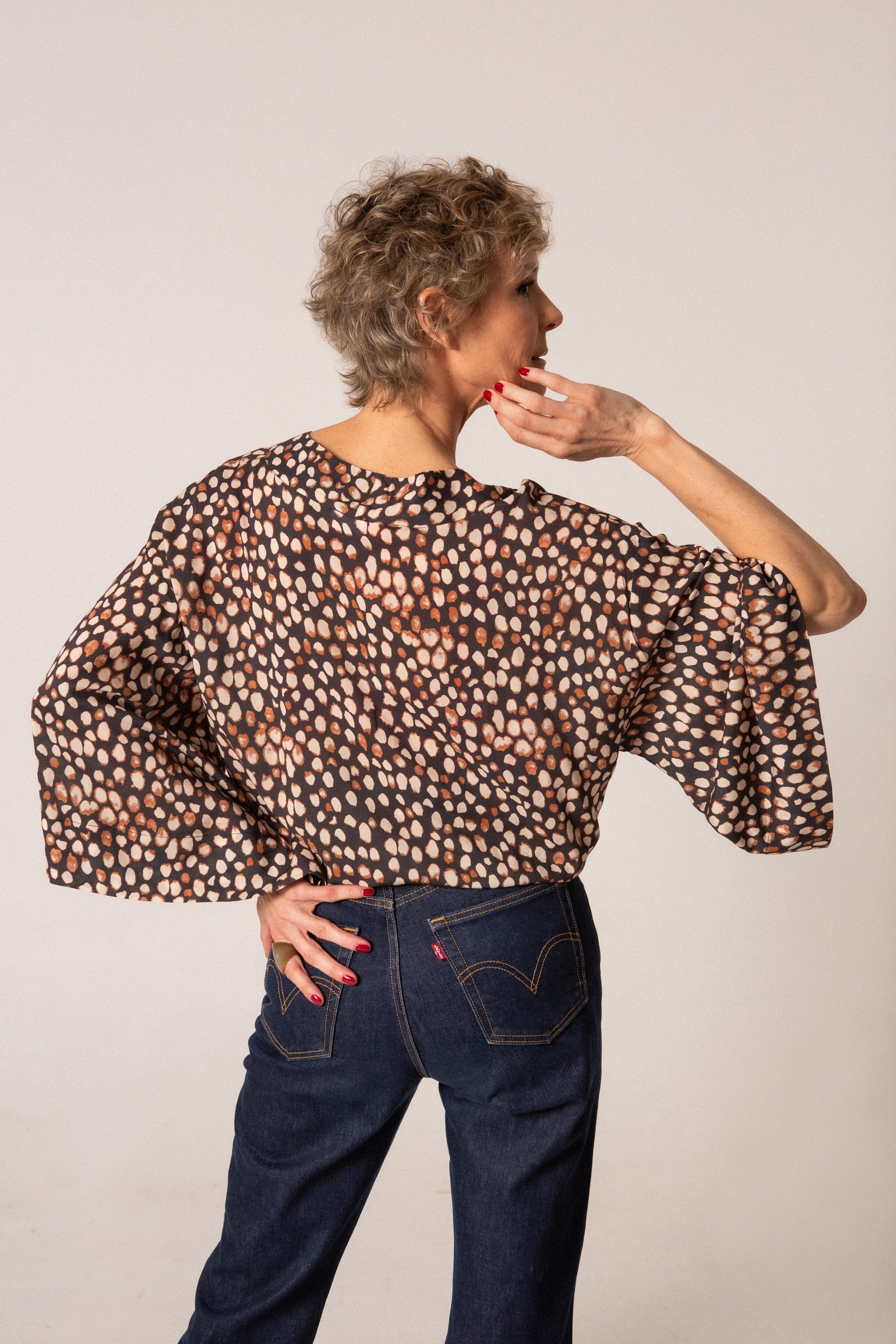 Top Kymo animal print