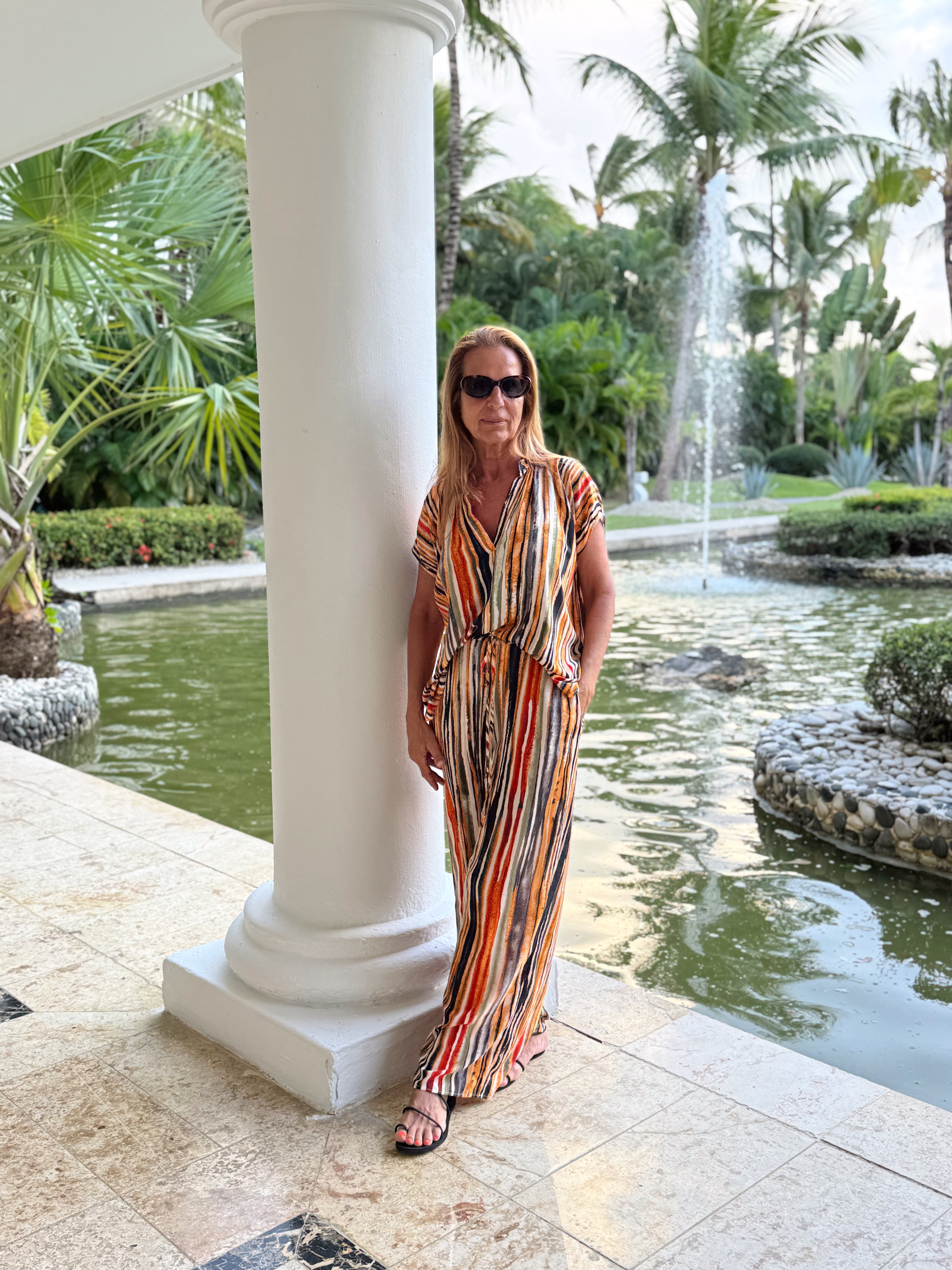 BASMA - CAMISA RAYA MULTICOLOR