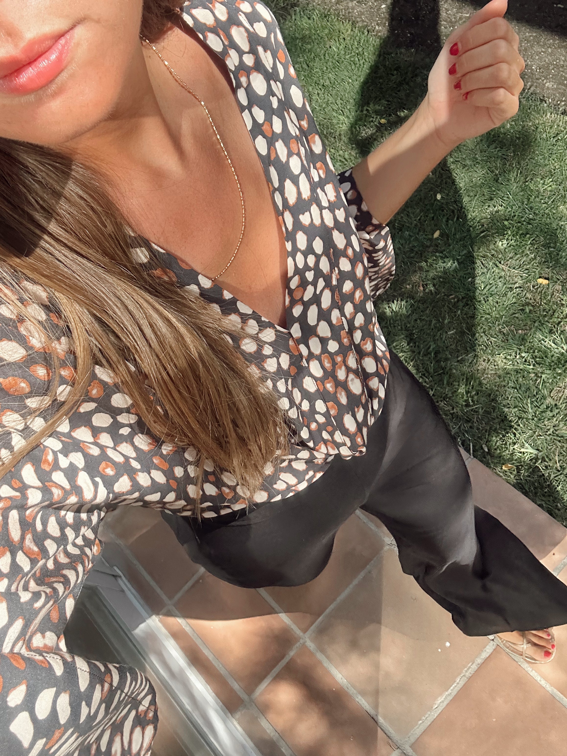 Top Kymo animal print