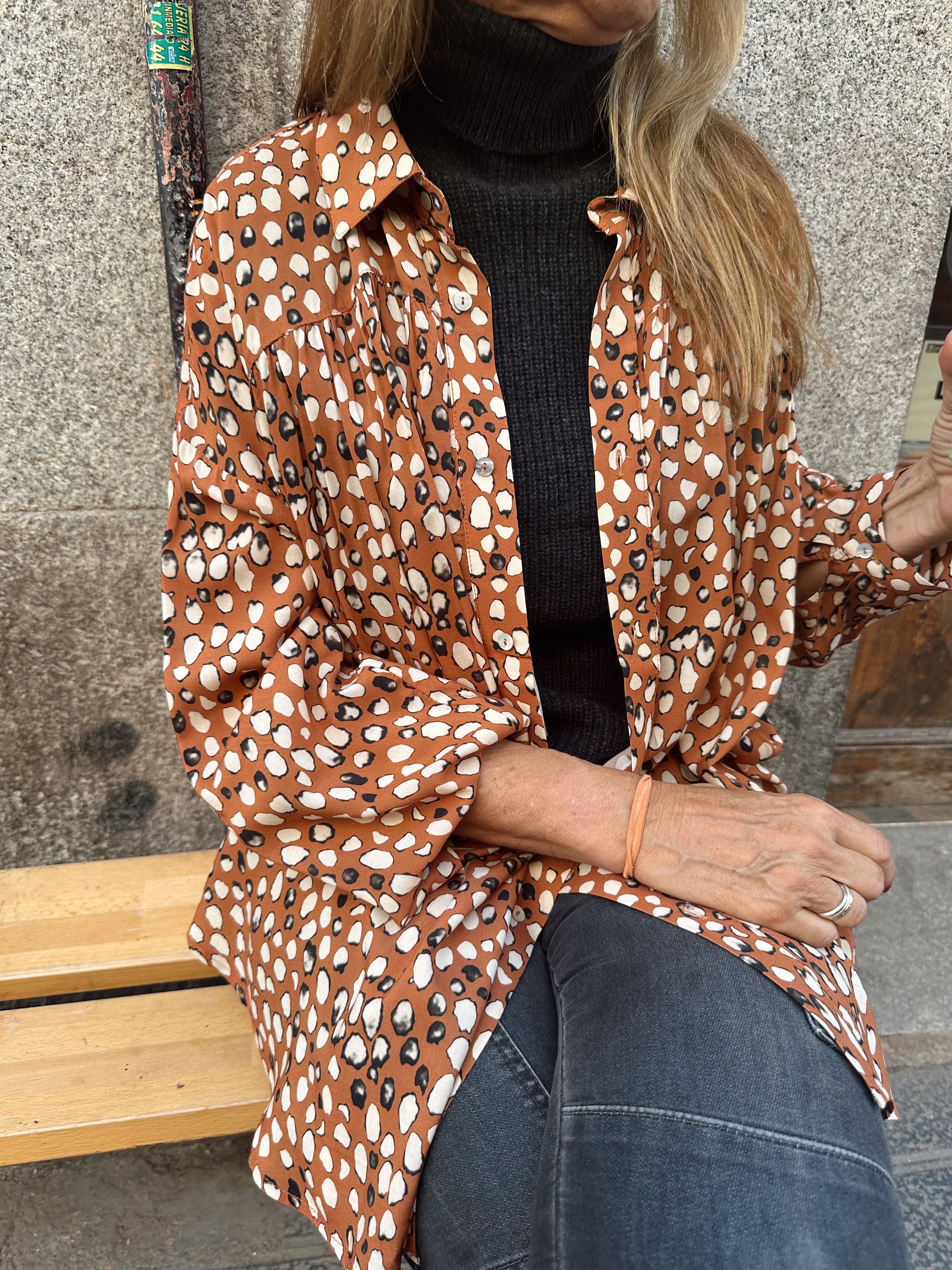 Camisa Abril Leopard