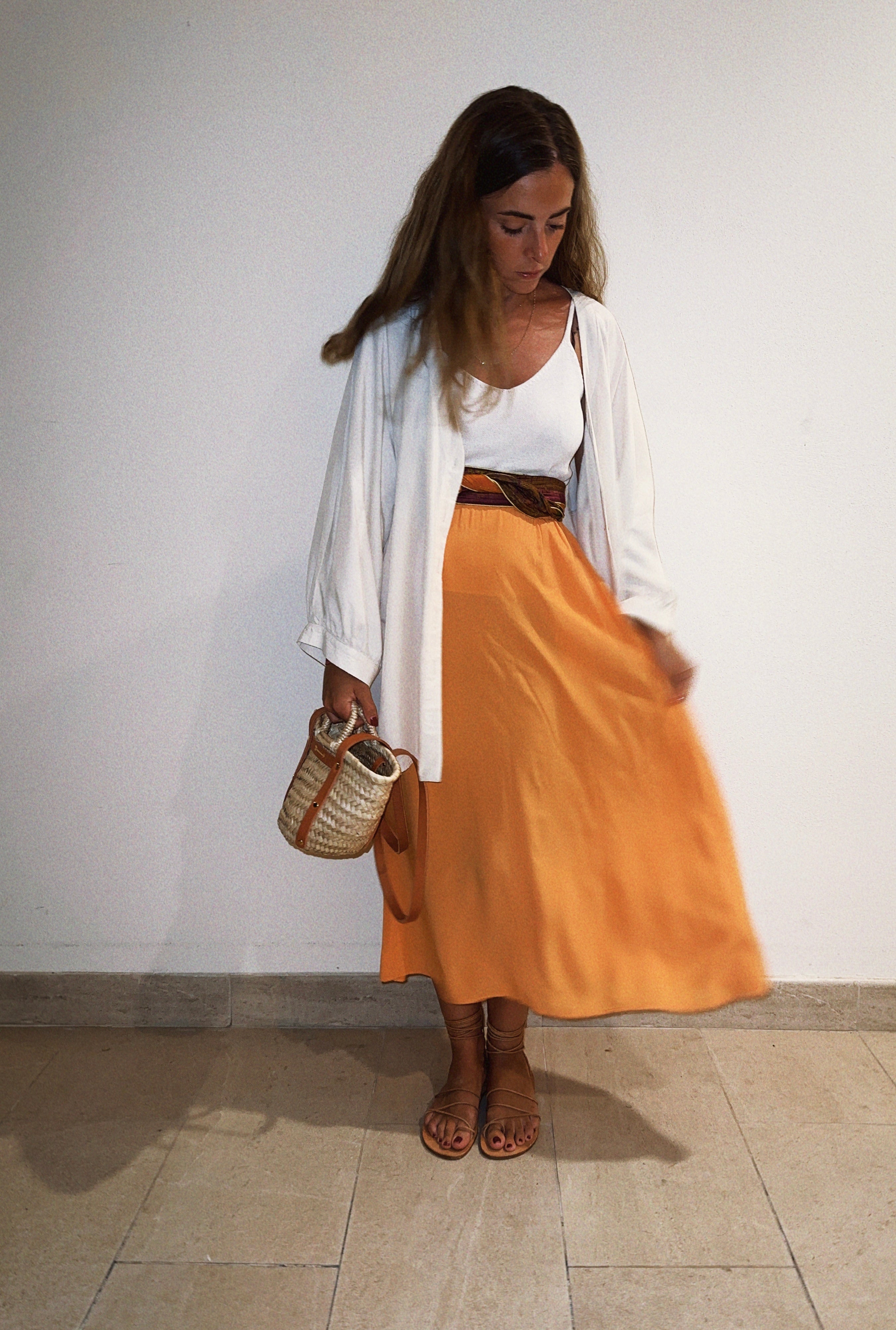 GEMA - FALDA NARANJA