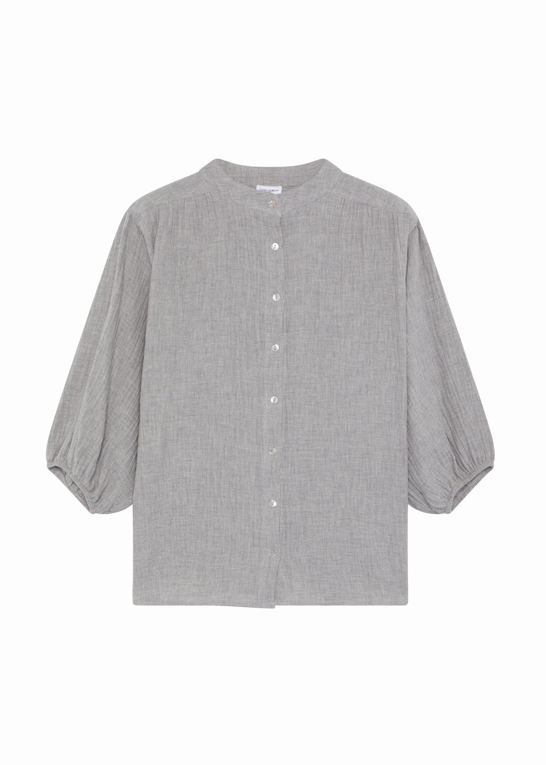 KARLA - CAMISA GRIS ALGODÓN