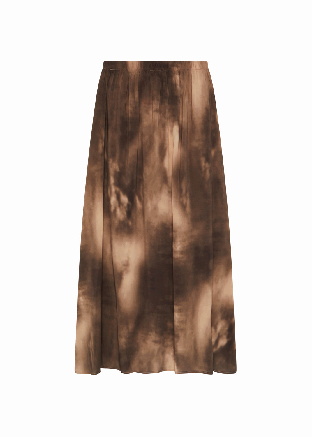 CAMILA - FALDA ESTAMPADO MARRÓN