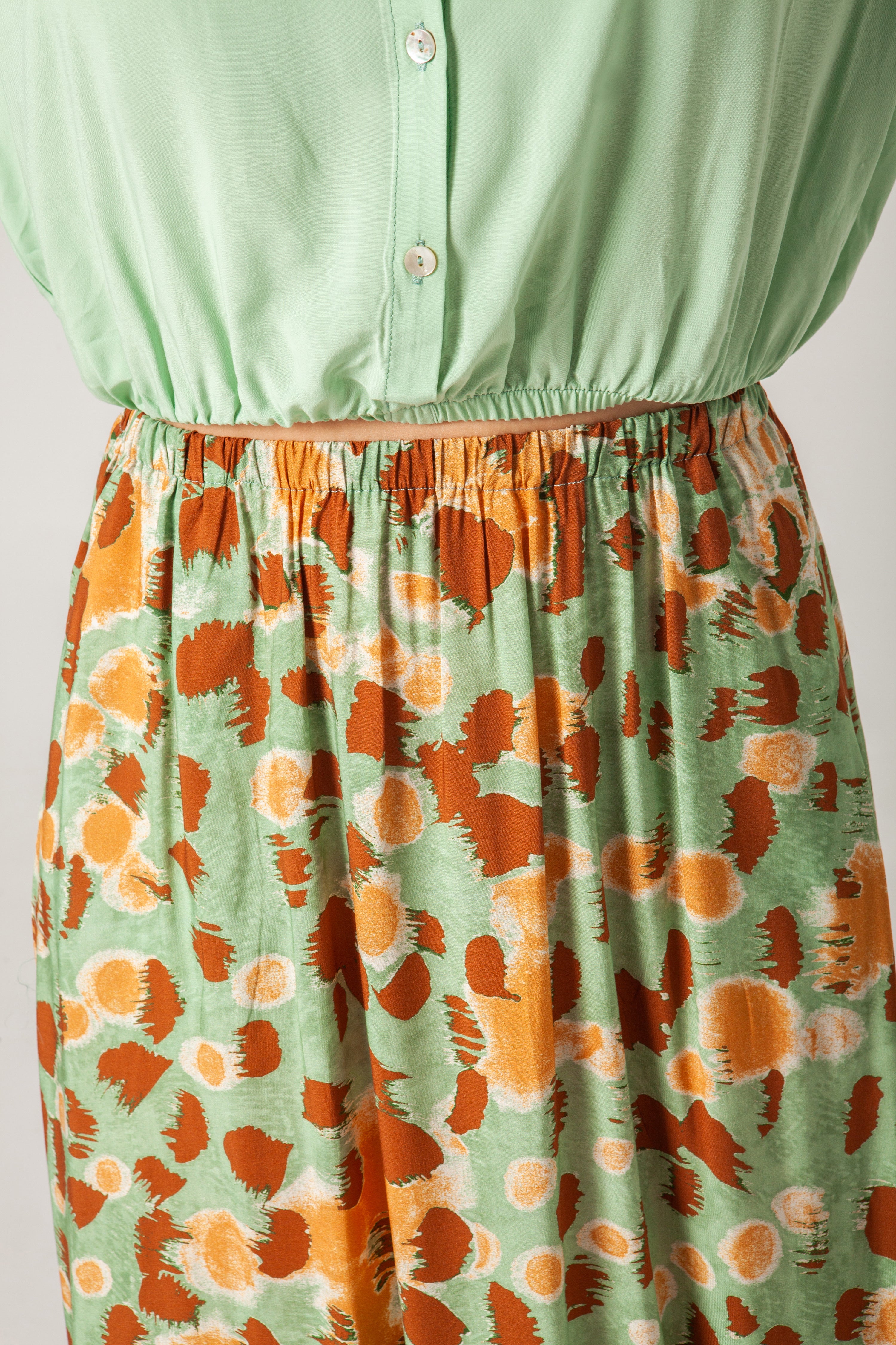GEMA - FALDA ESTAMPADO TIERRA
