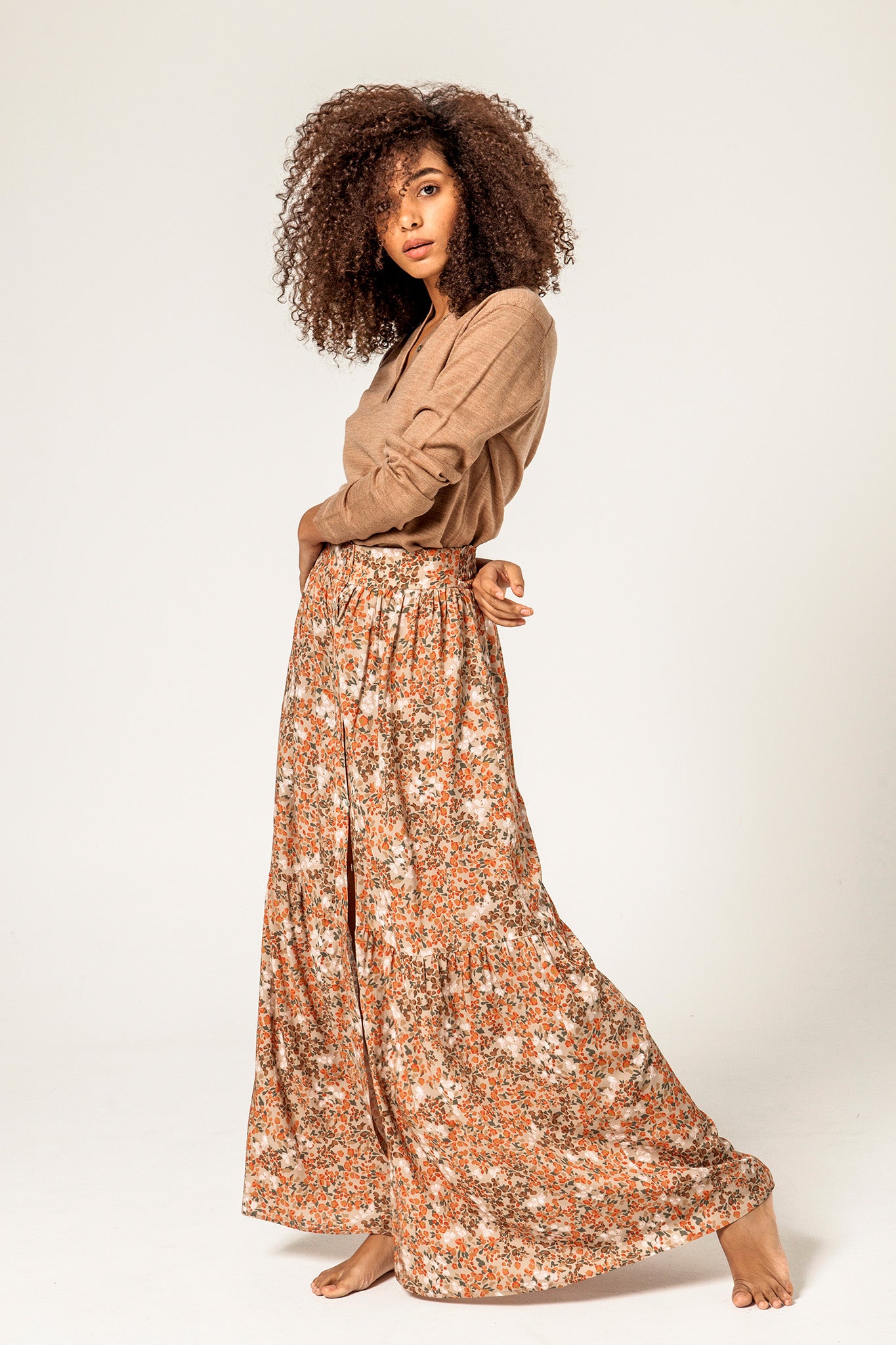 DAKOTA - FALDA FLORES CORAL