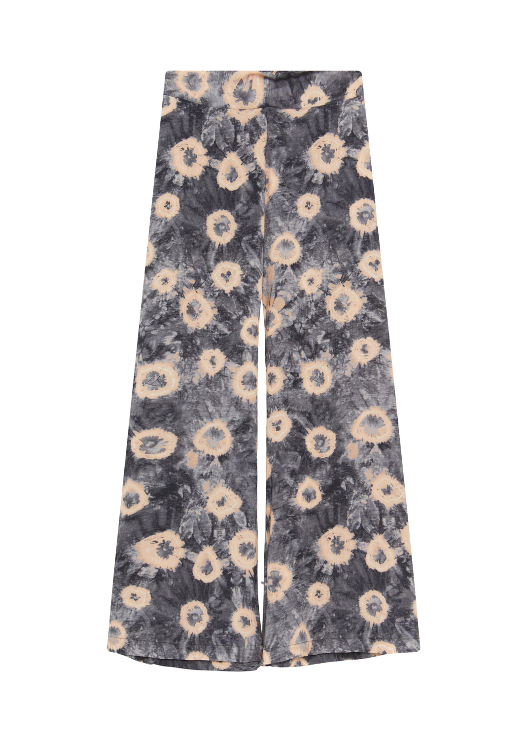 DEO - PANTALÓN ESTAMPADO NEGRO