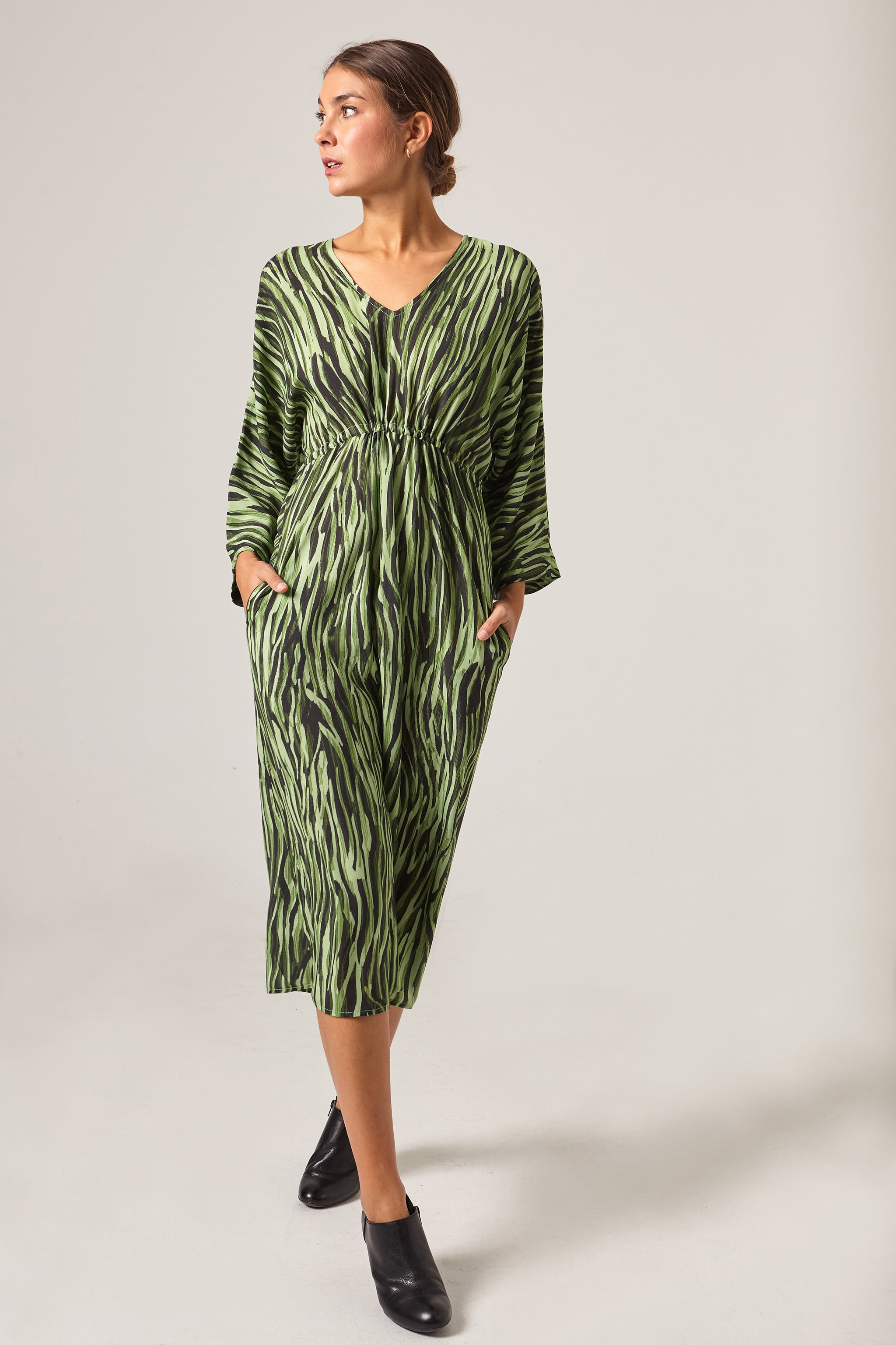 Vestido Dante Green Zebra
