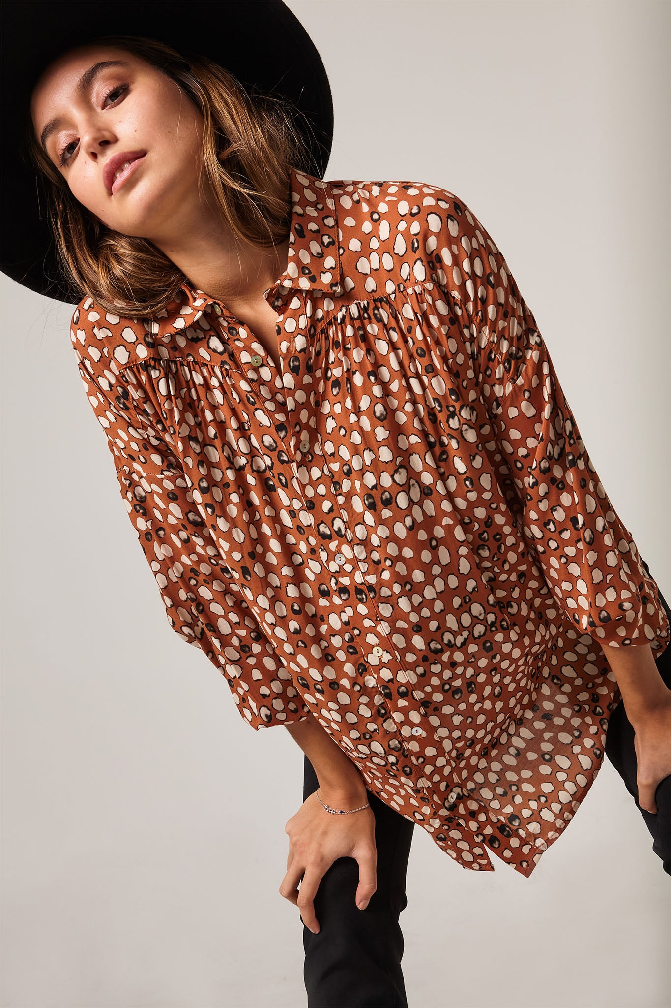 Camisa Abril Leopard