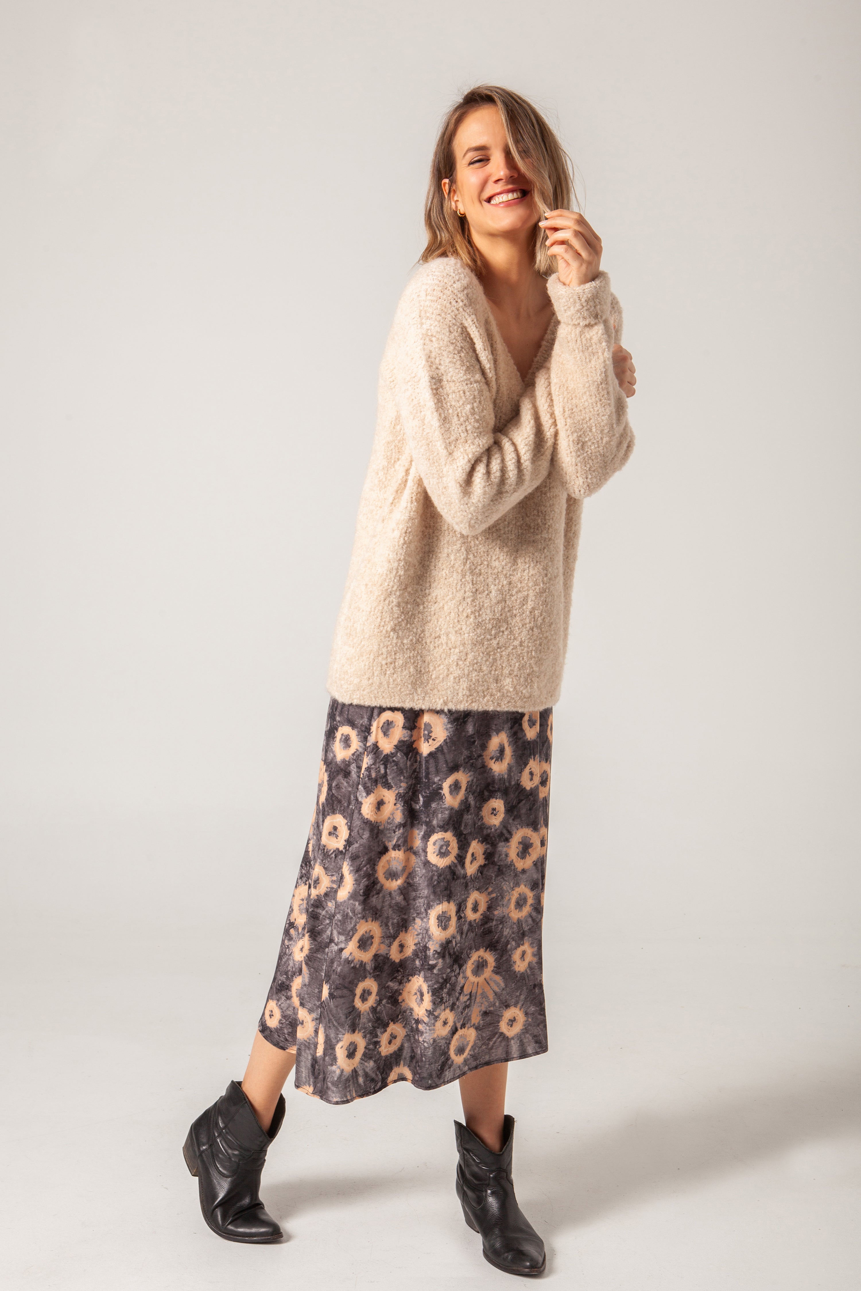 Falda Gema Black Dot