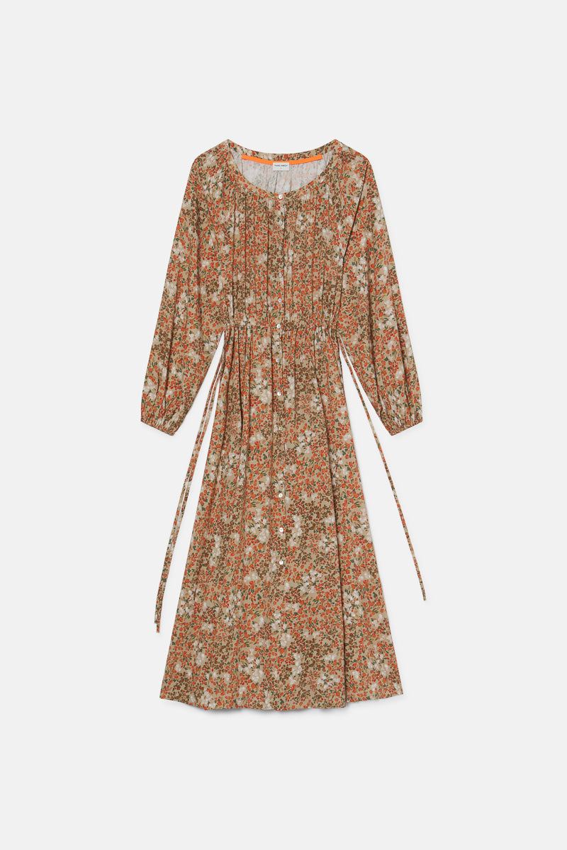 NOE - VESTIDO FLORES CORAL