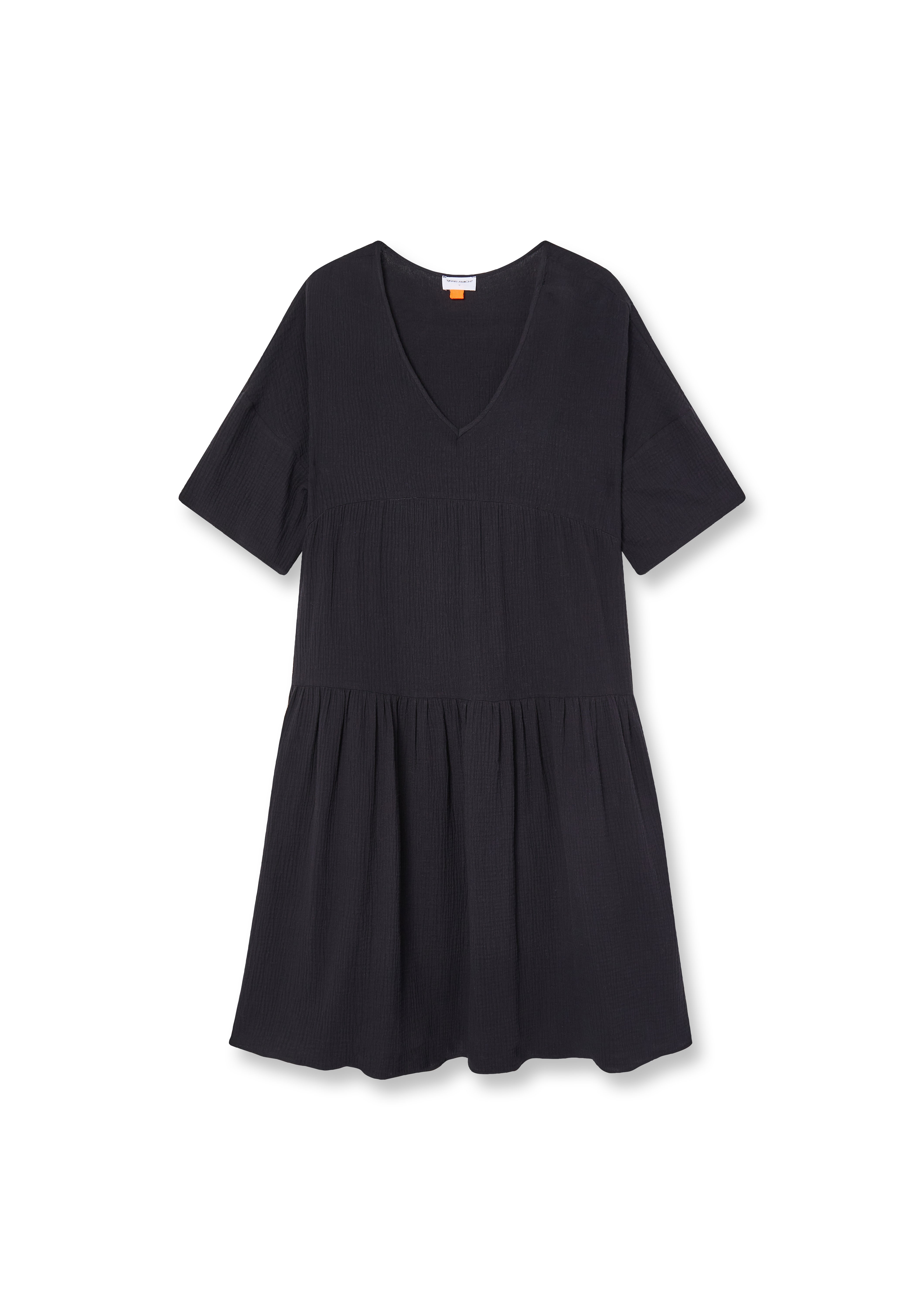 OLIMPUS - VESTIDO NEGRO ALGODÓN