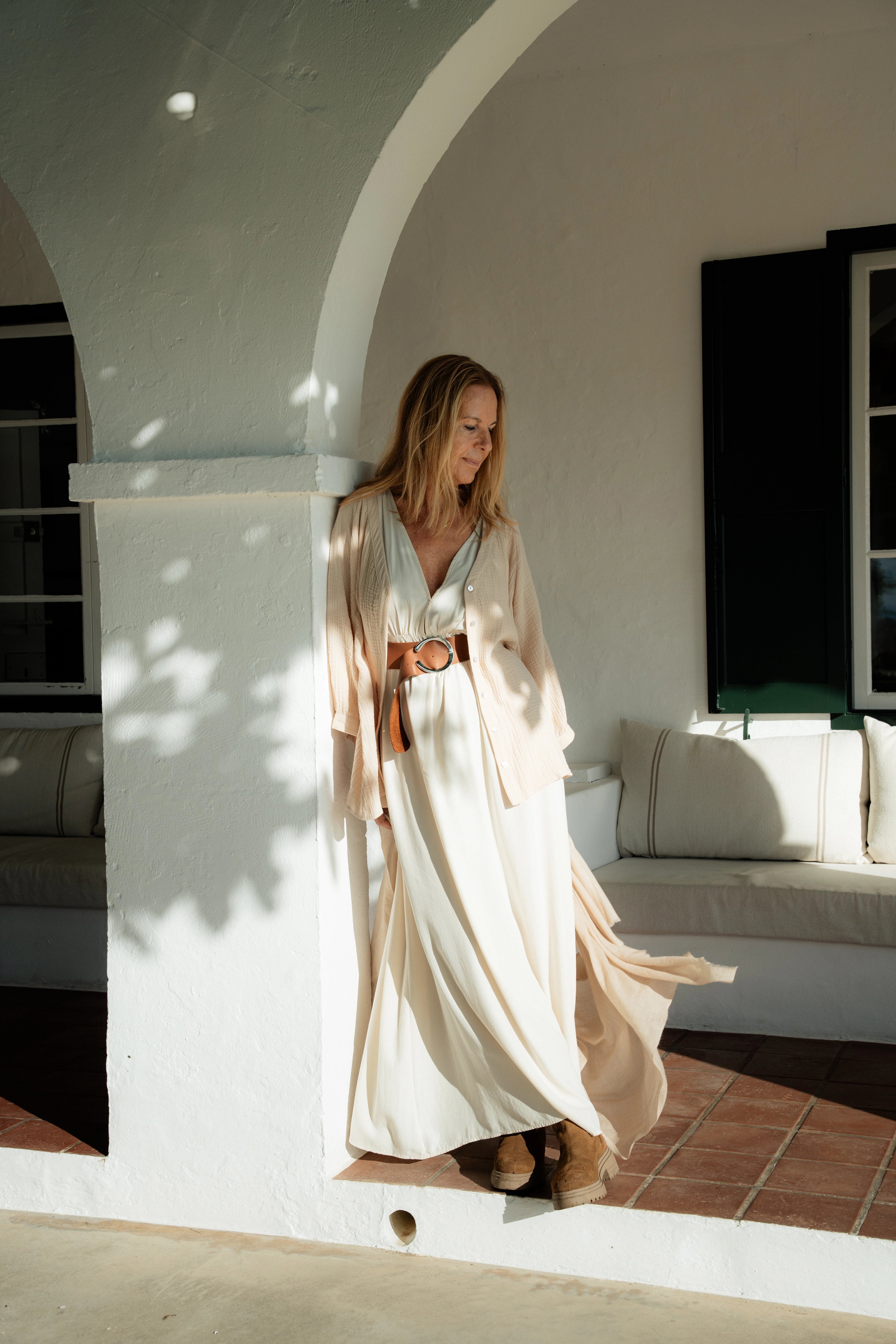 MÁXIMO - VESTIDO CRUDO TENCEL