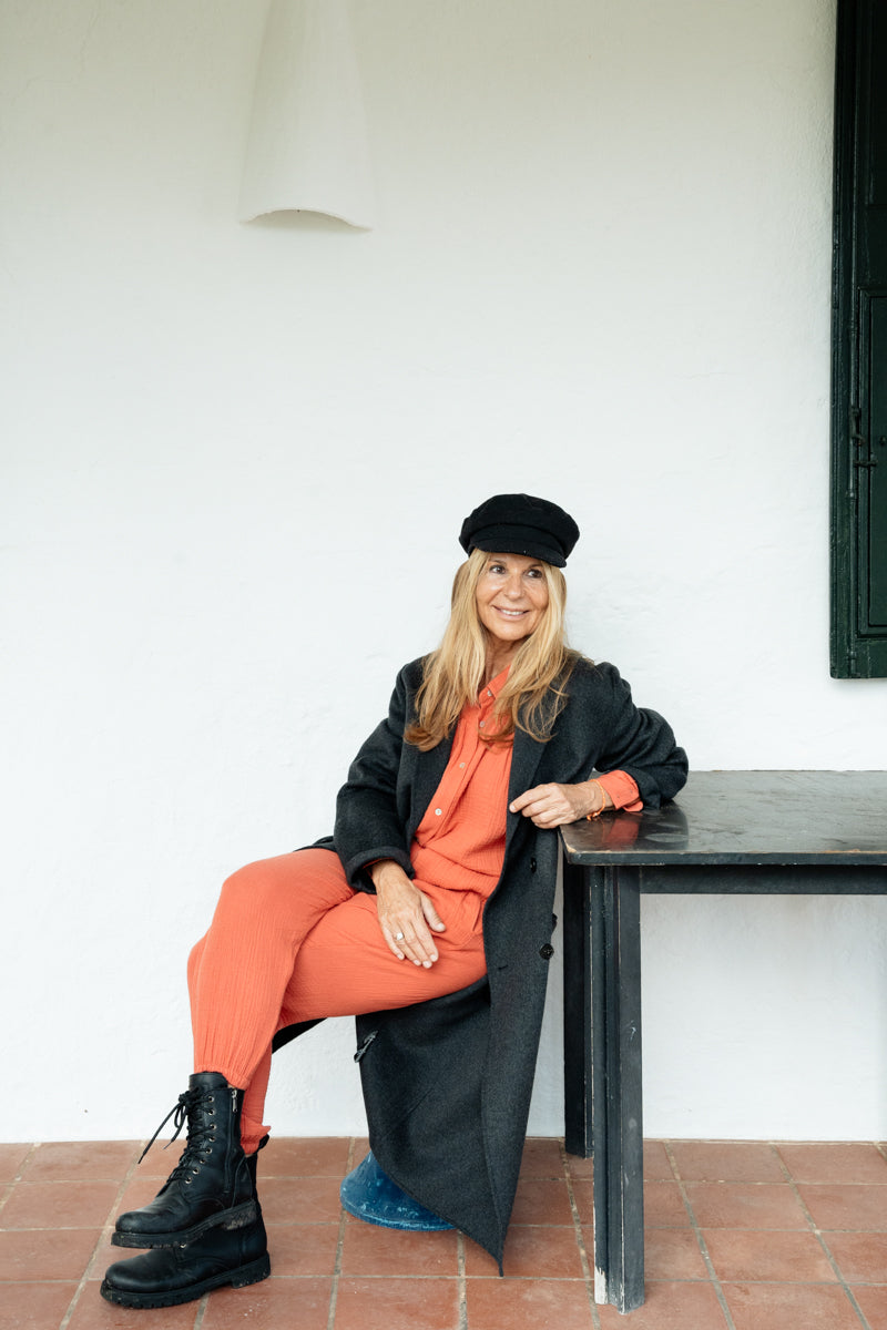 KIRAN - PANTALÓN CORAL ALGODÓN