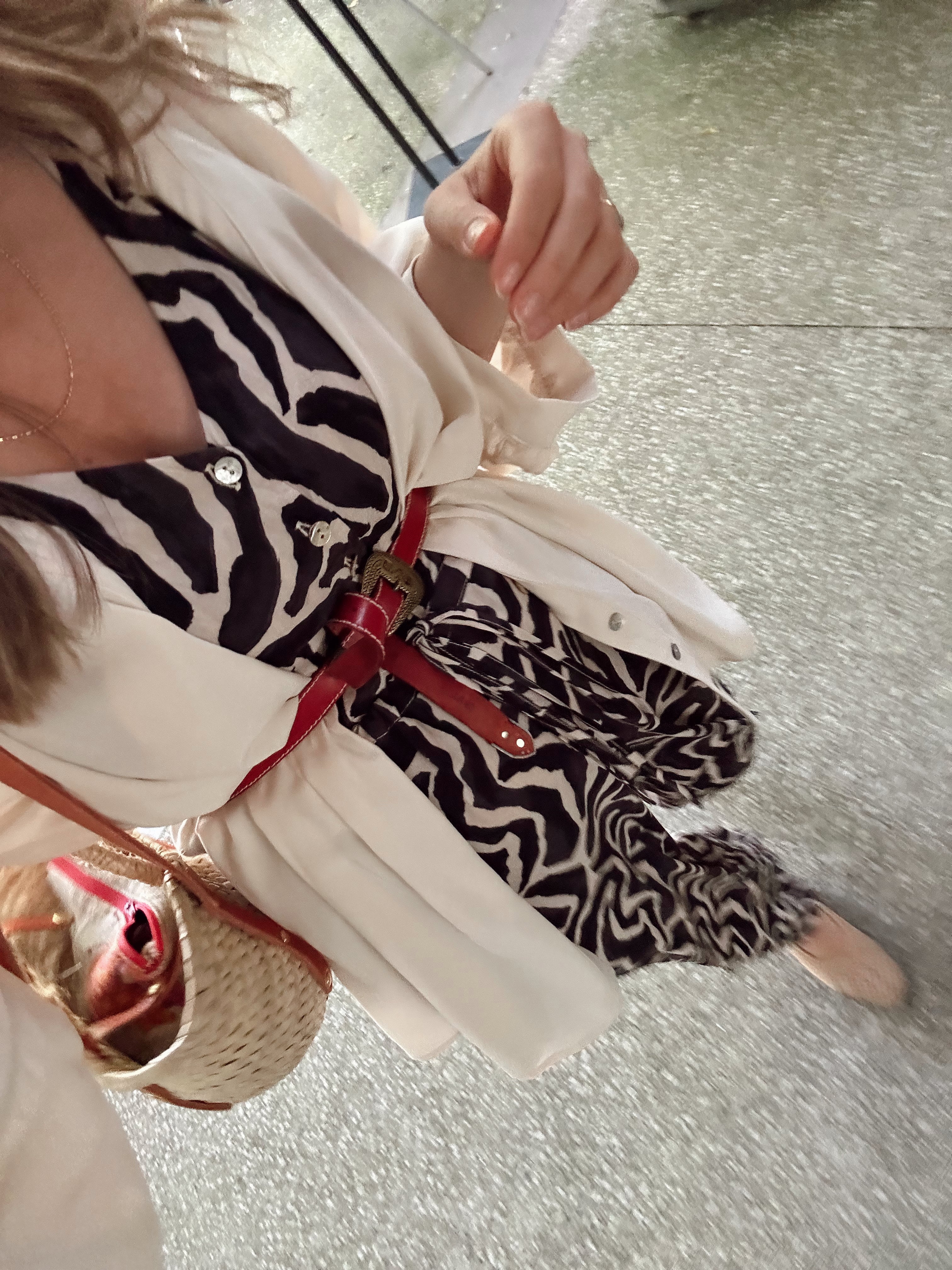 TICO - PANTALON CEBRA BLANCO Y NEGRO