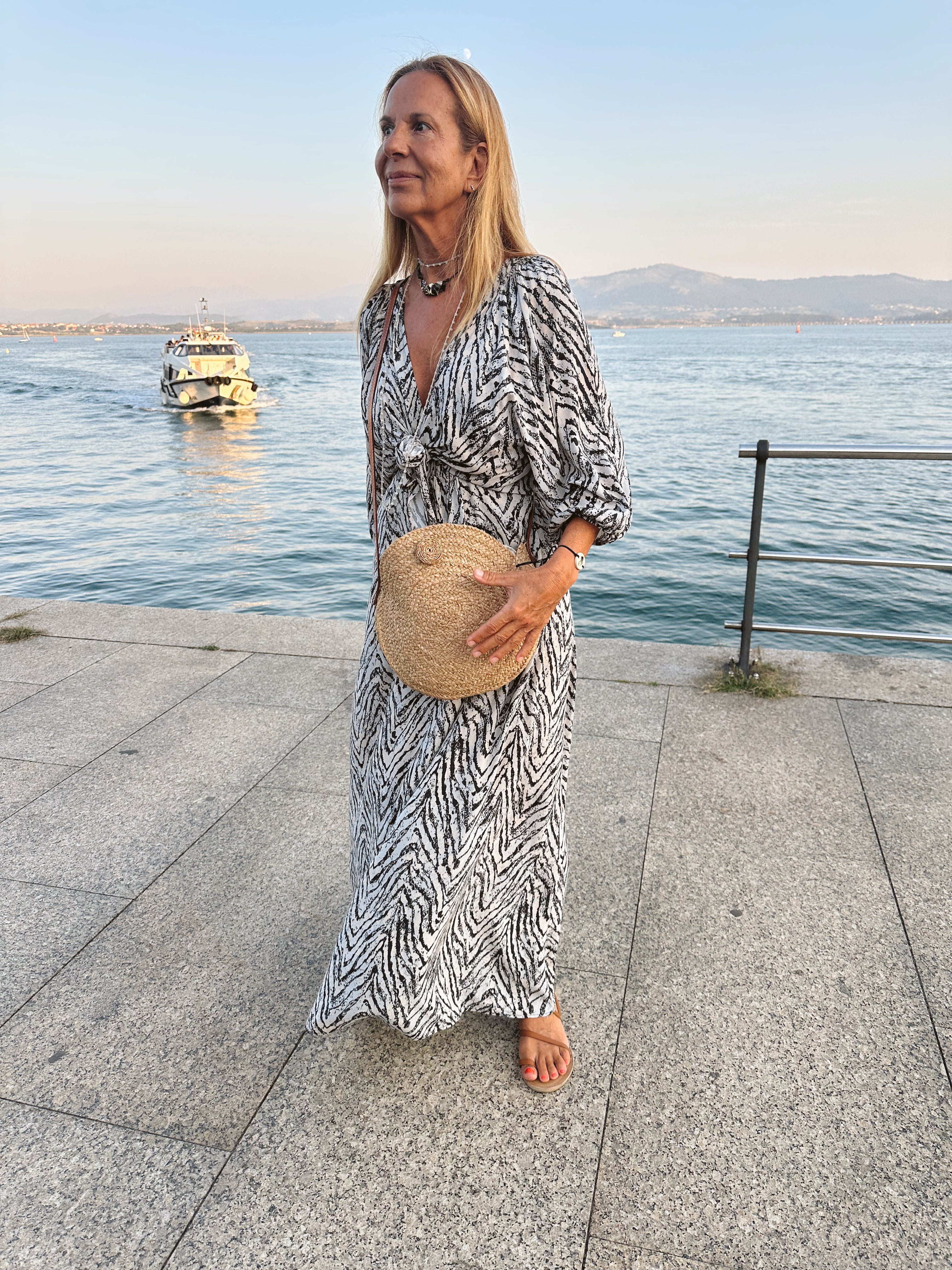 GRETA - TOP TIGRE GRIS