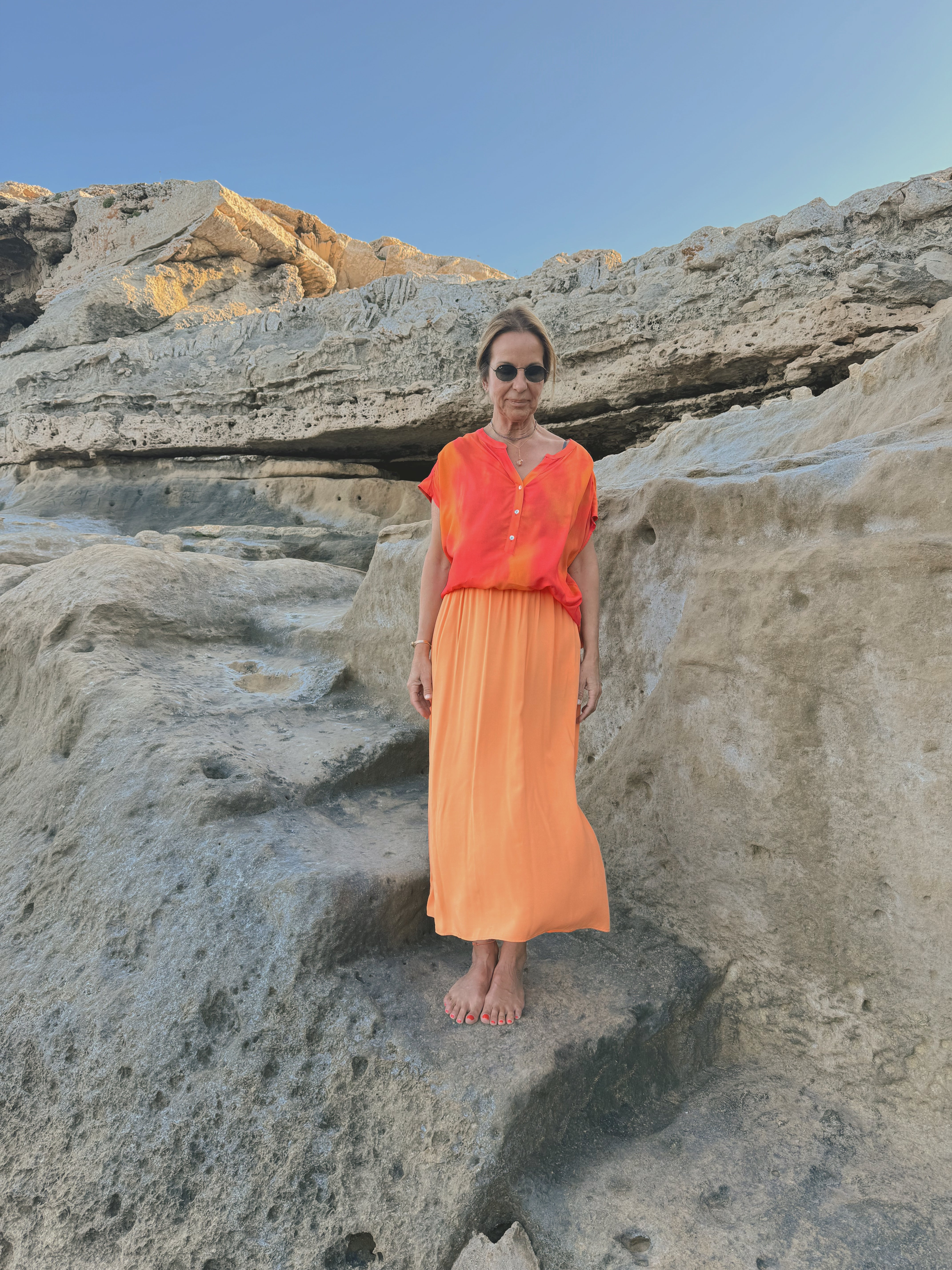 GEMA - FALDA NARANJA