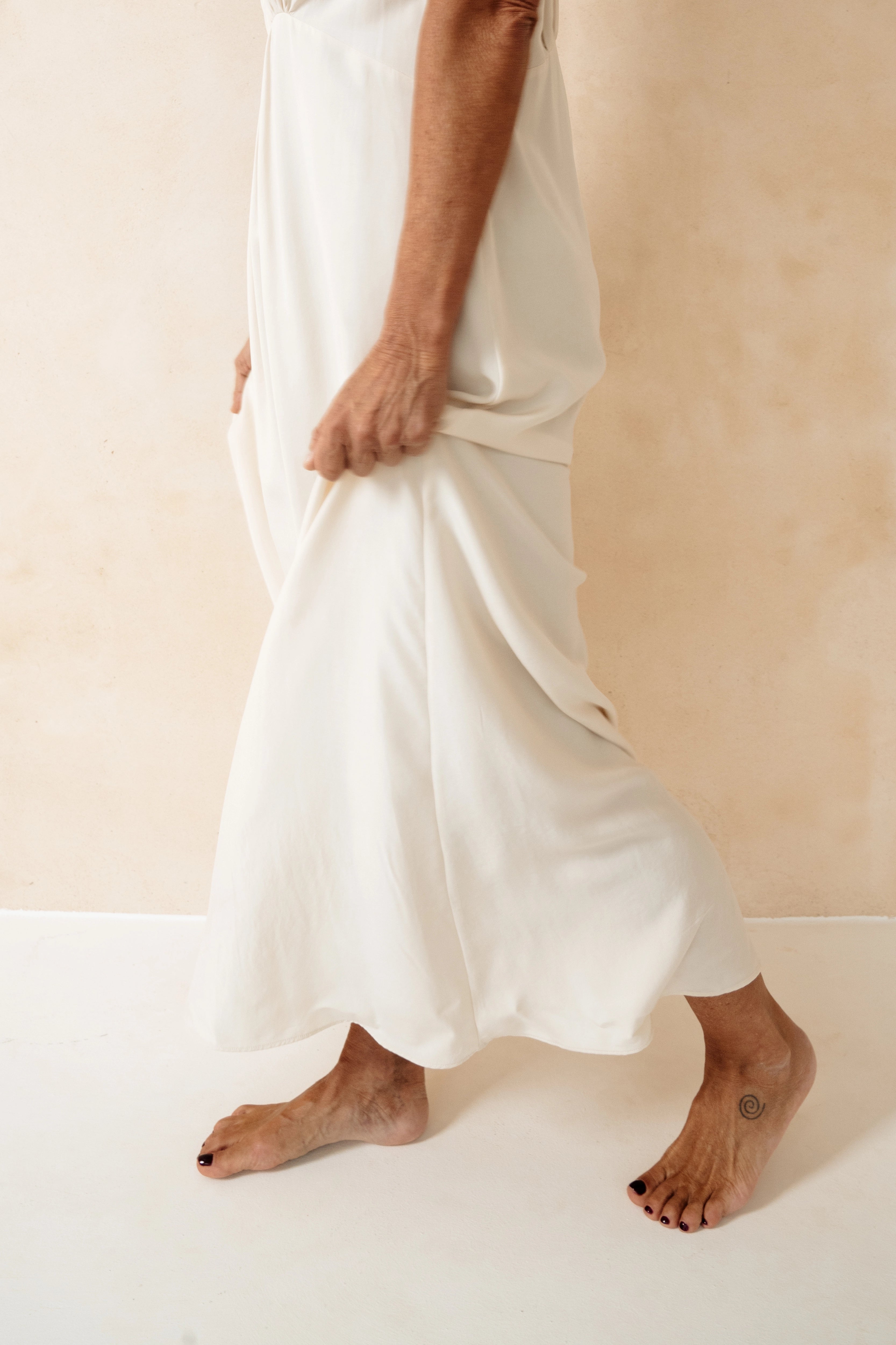 MÁXIMO - VESTIDO CRUDO TENCEL